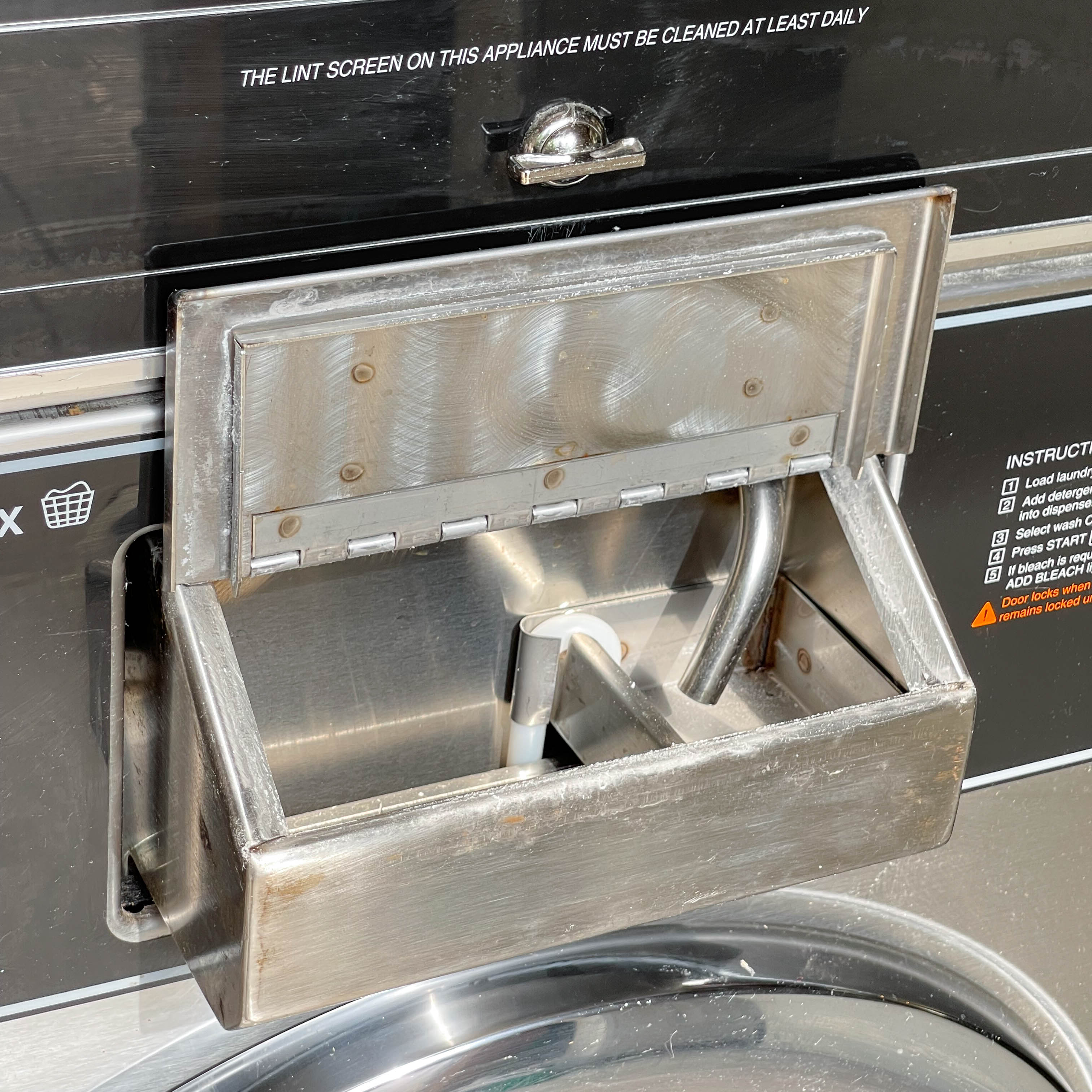 Dexter "Express" Commercial Stack Stainless Washer and Dryer