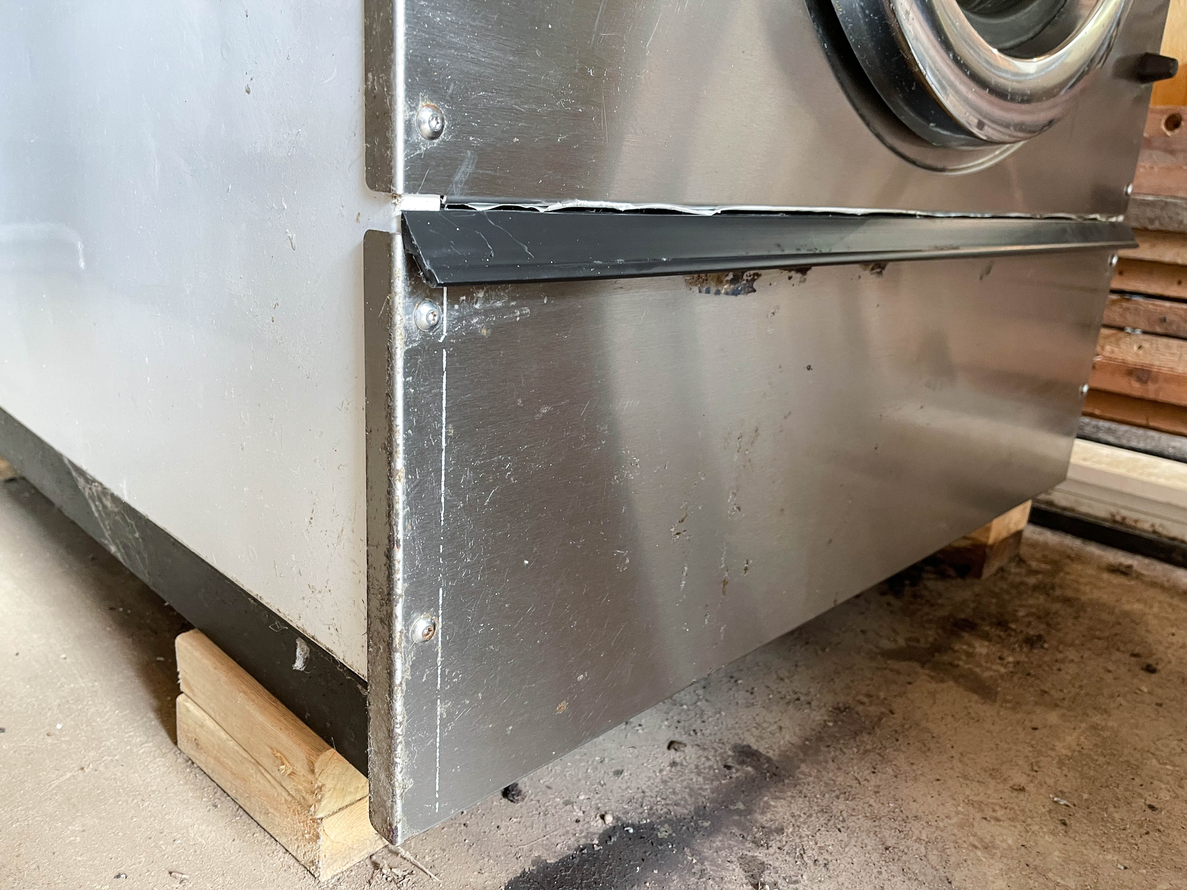 Dexter "Express" Commercial Stack Stainless Washer and Dryer