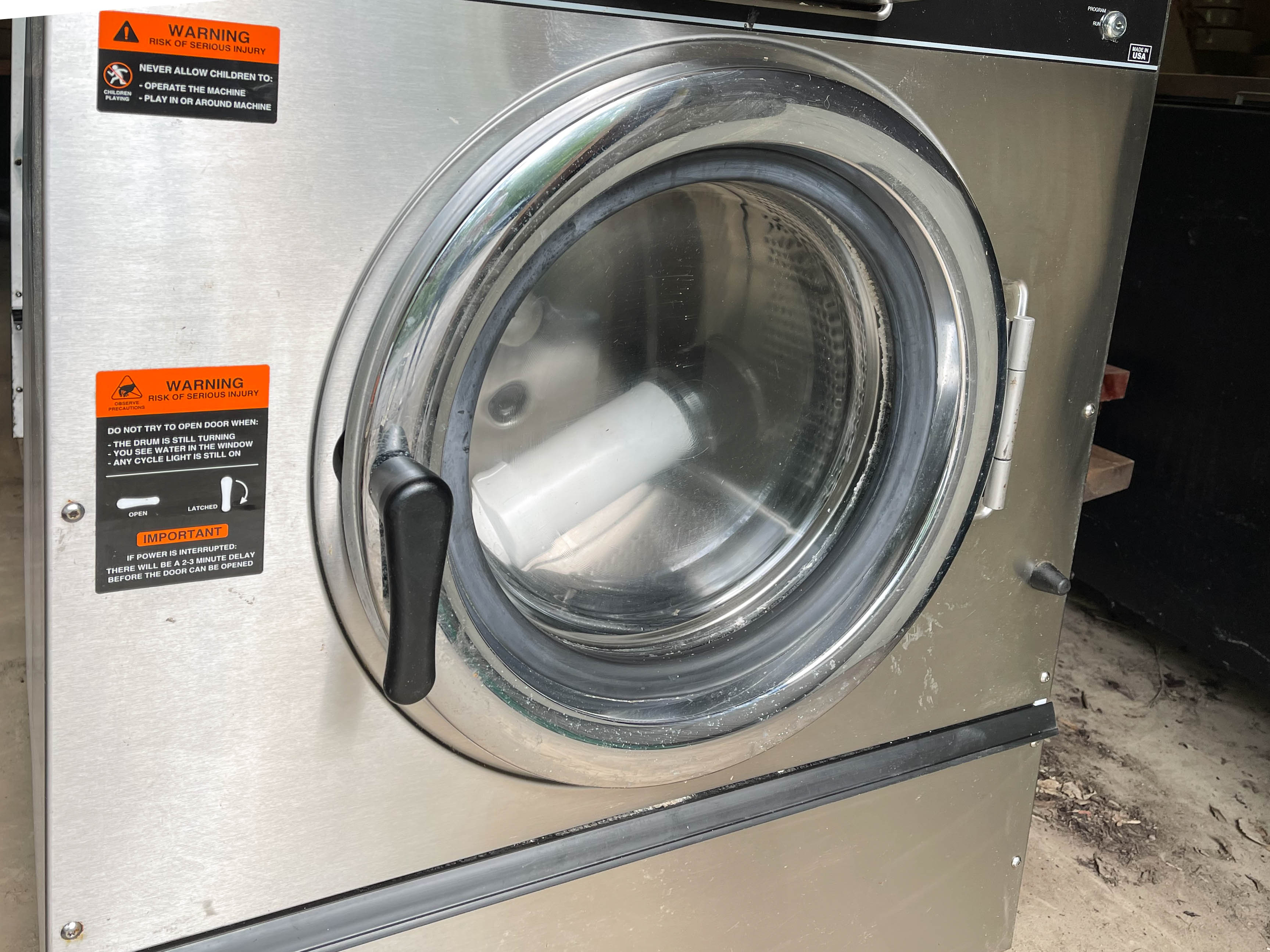 Dexter "Express" Commercial Stack Stainless Washer and Dryer