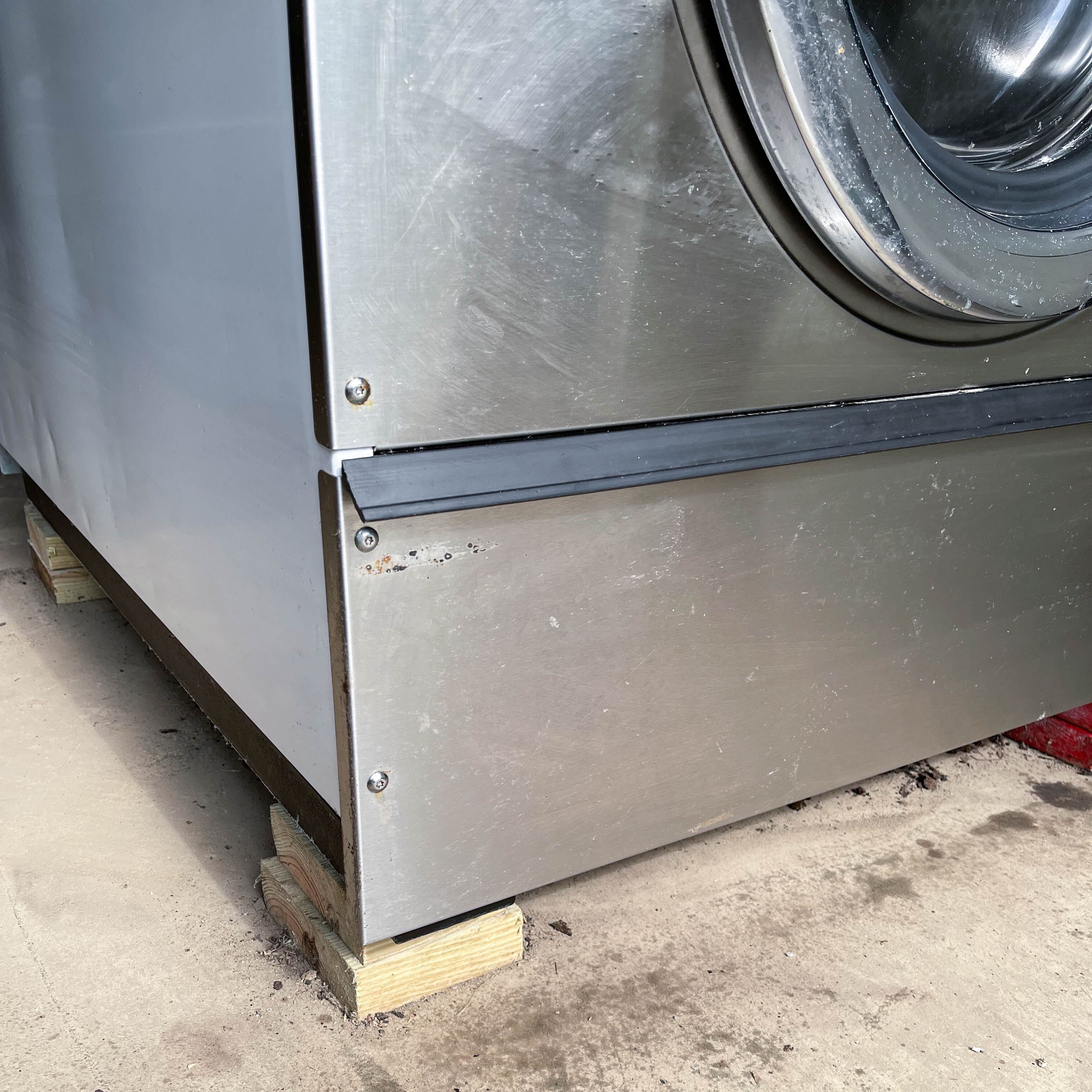 Dexter "Express" Commercial Stack Stainless Washer and Dryer