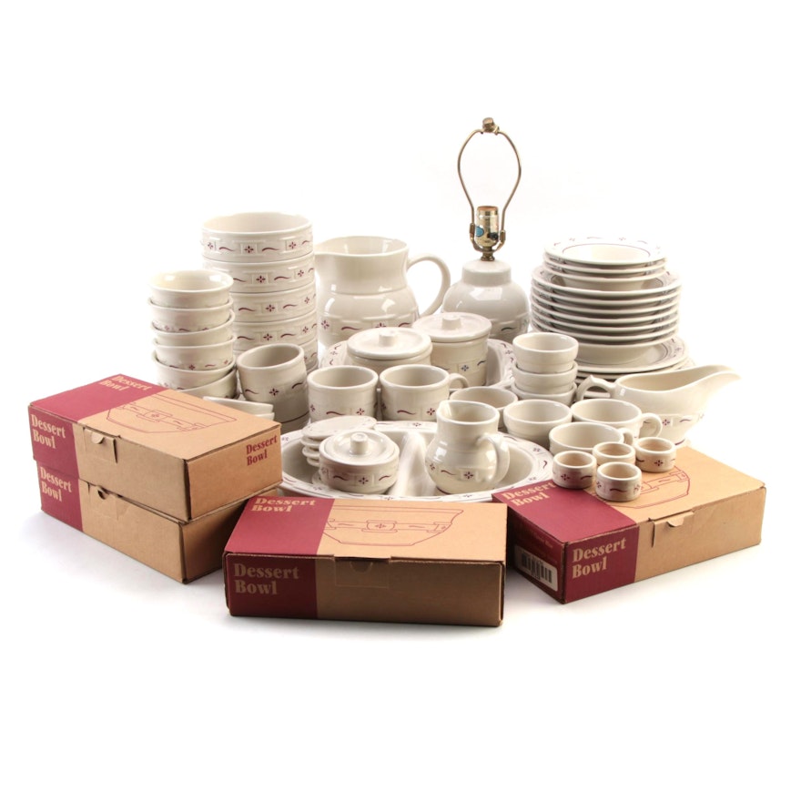 Longaberger Pottery "Woven Traditions" Dinnerware and Other Accessories