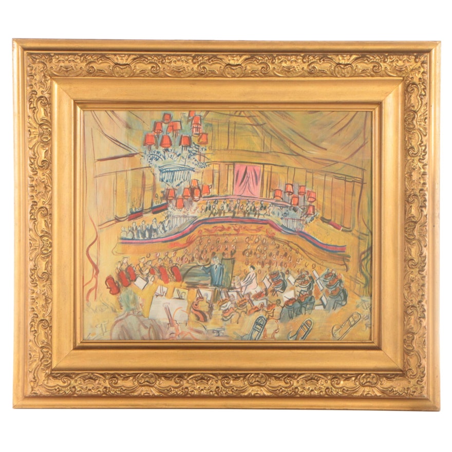Offset Lithograph after Raoul Dufy "Le Grand Orchestre"