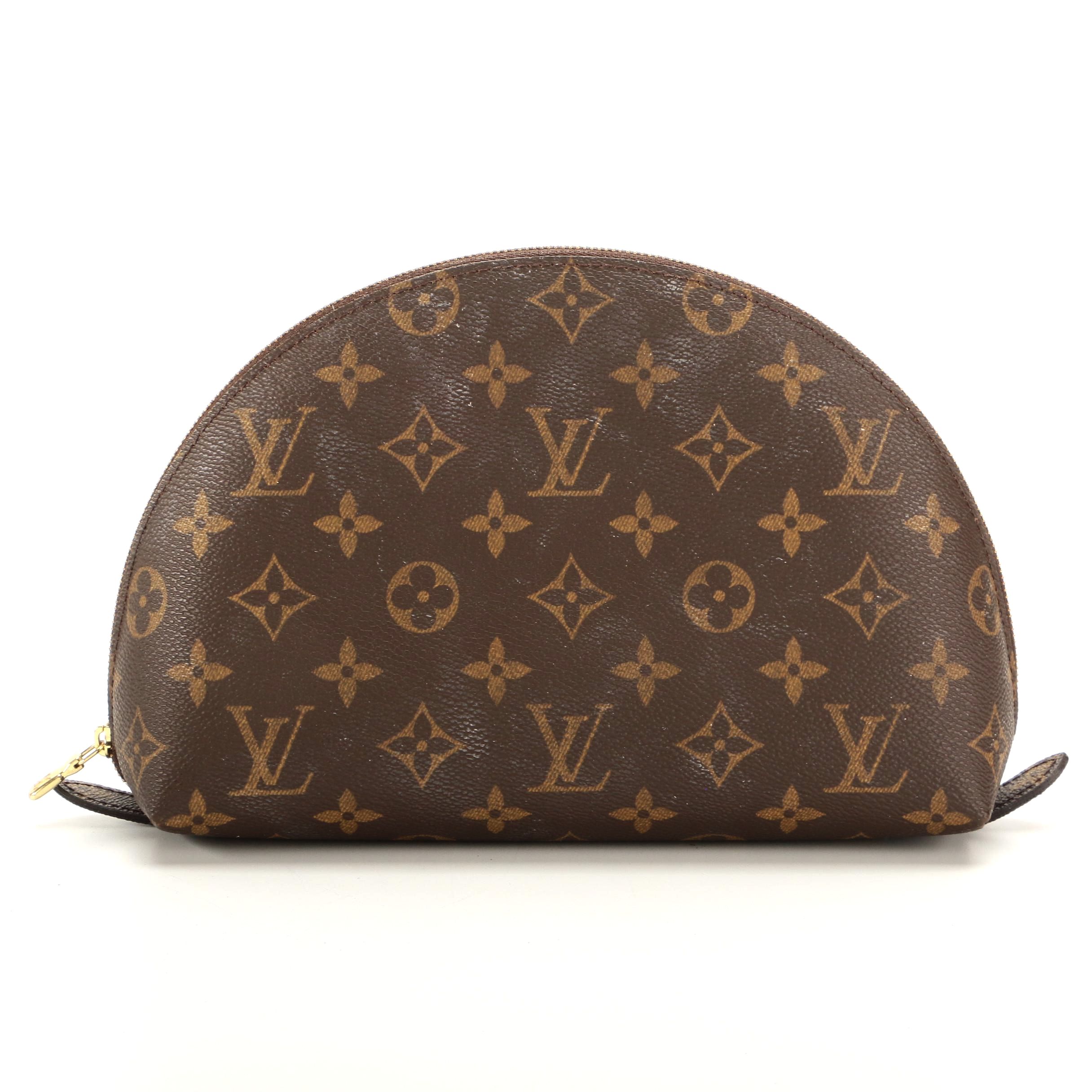 Louis Vuitton Trousse Demi Ronde in Monogram Canvas