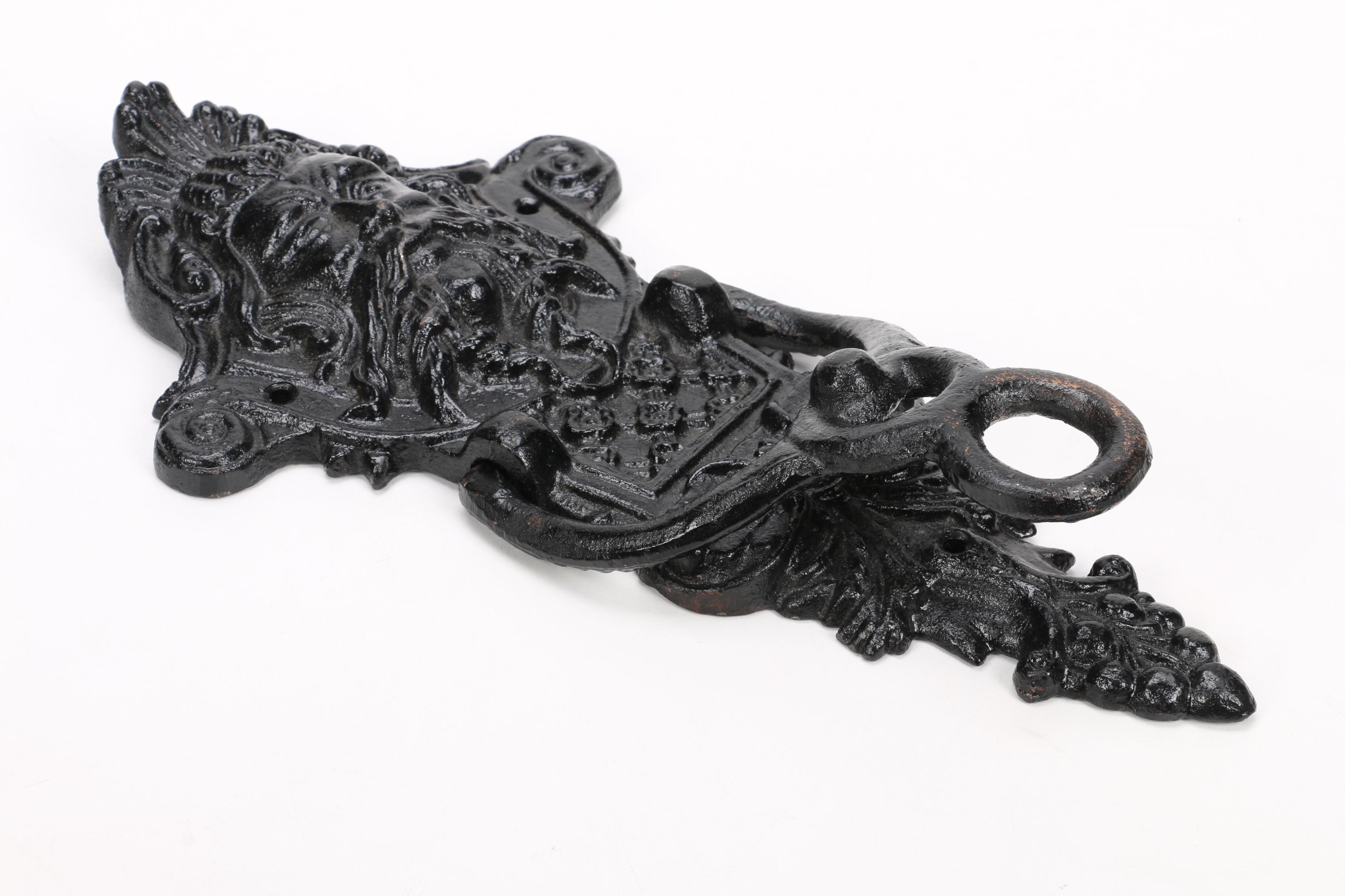 Cast Iron Greenman Door Knocker