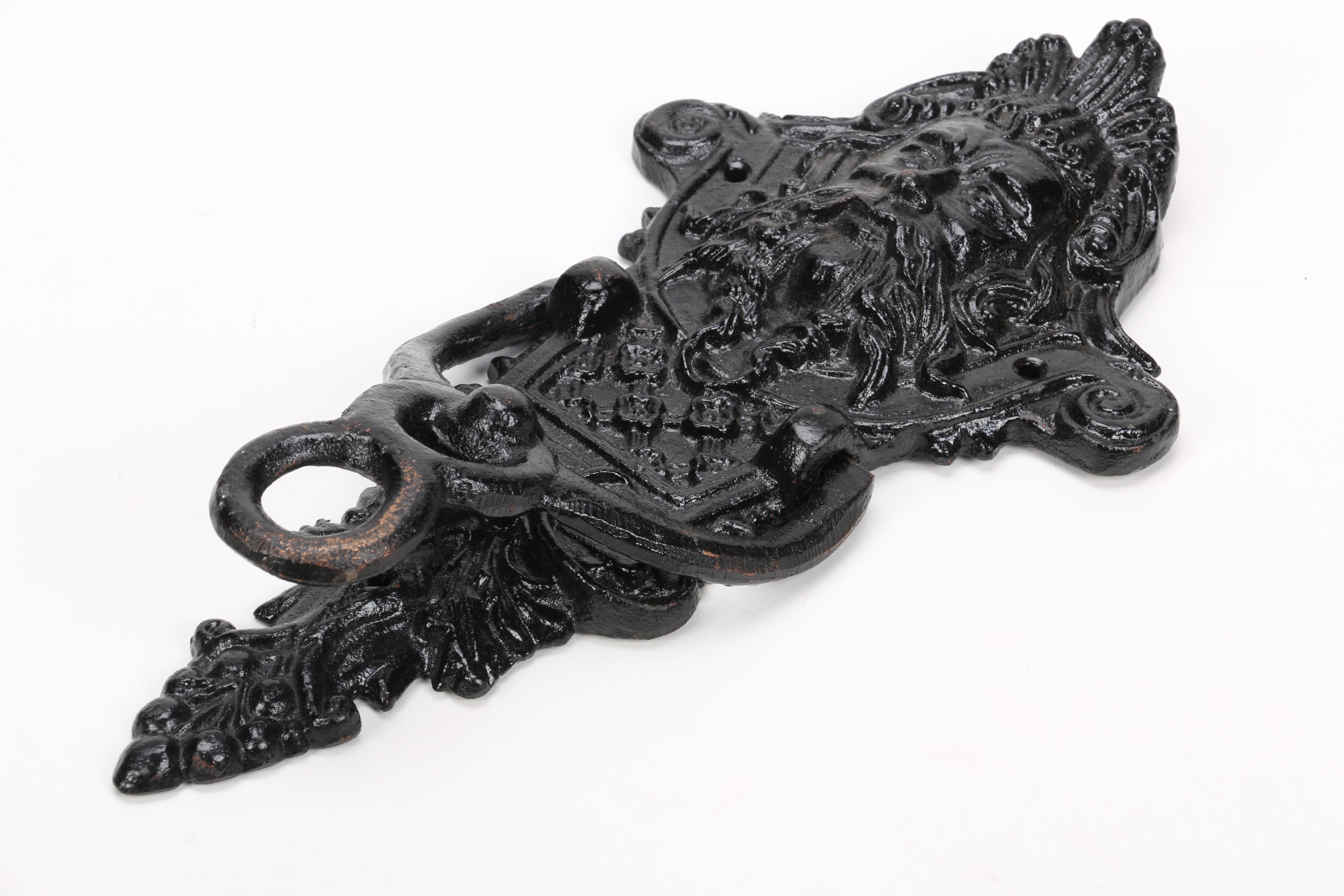 Cast Iron Greenman Door Knocker