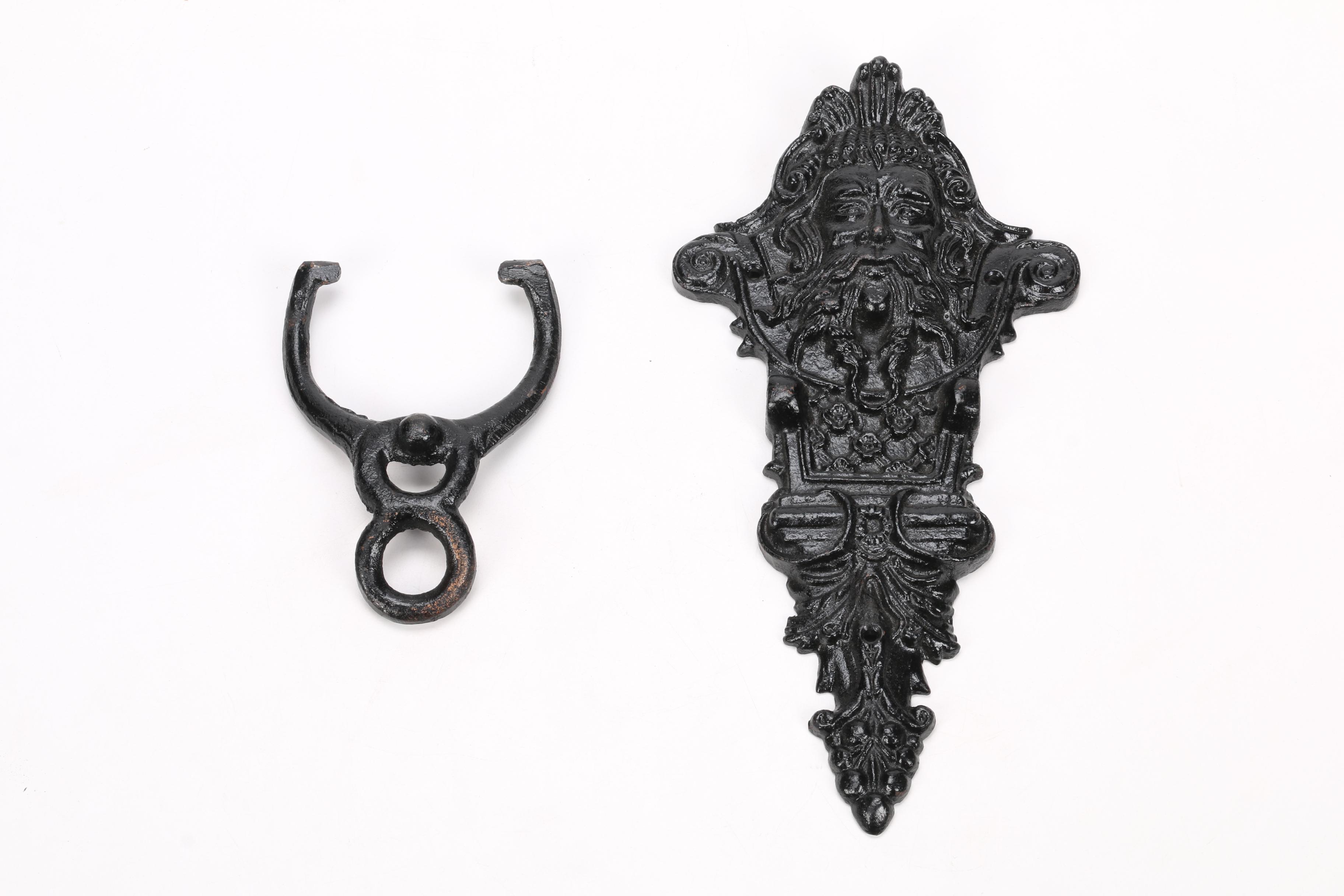 Cast Iron Greenman Door Knocker