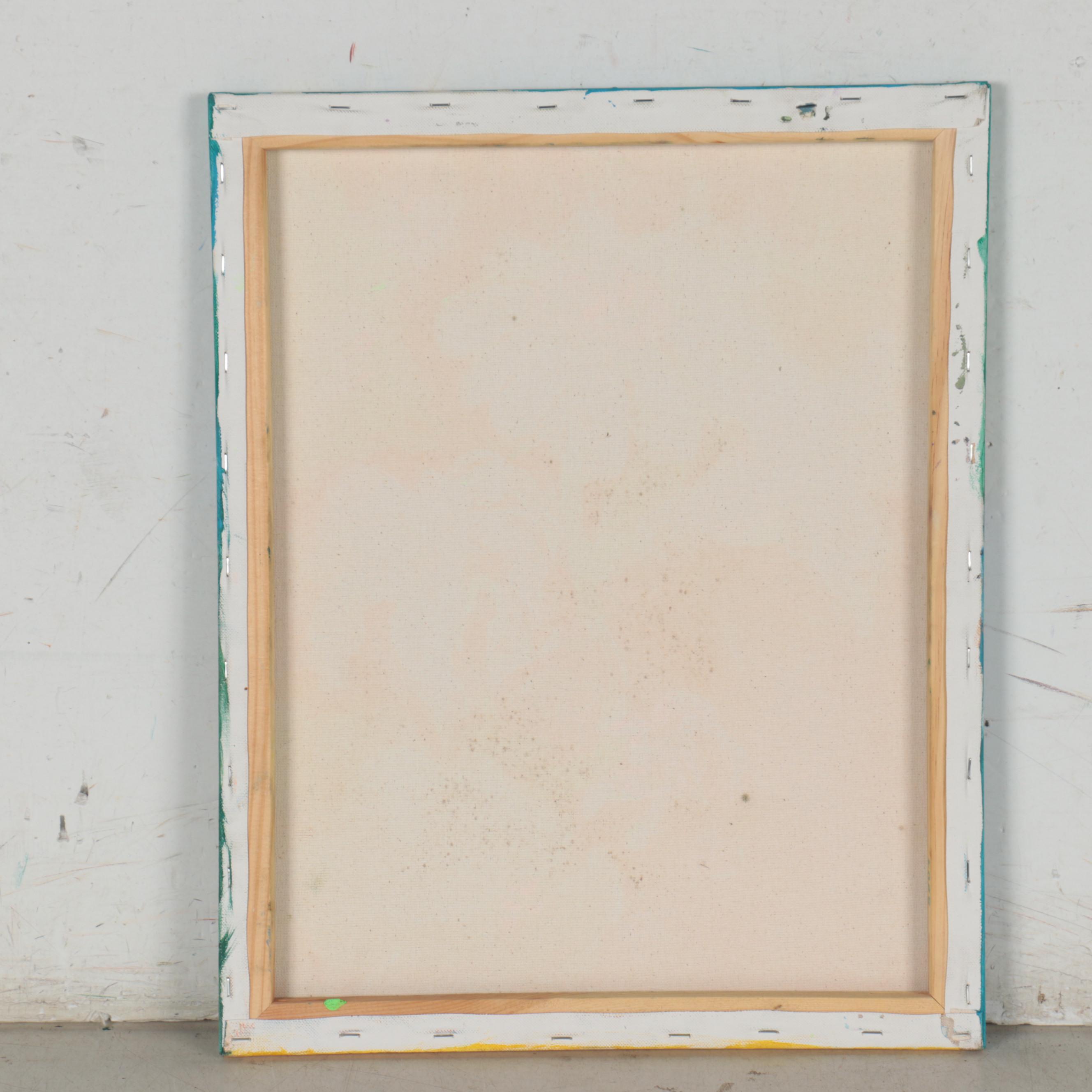 TC Thomason Surreal Acrylic Painting of Figures, Creatures, and Eyeballs