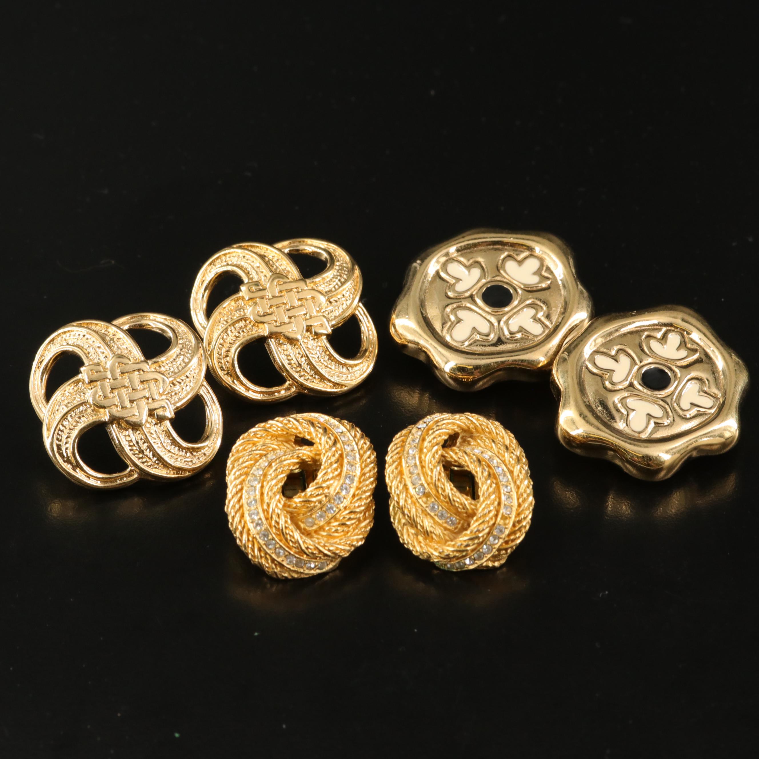 Vintage Christian Dior and Givenchy Earrings