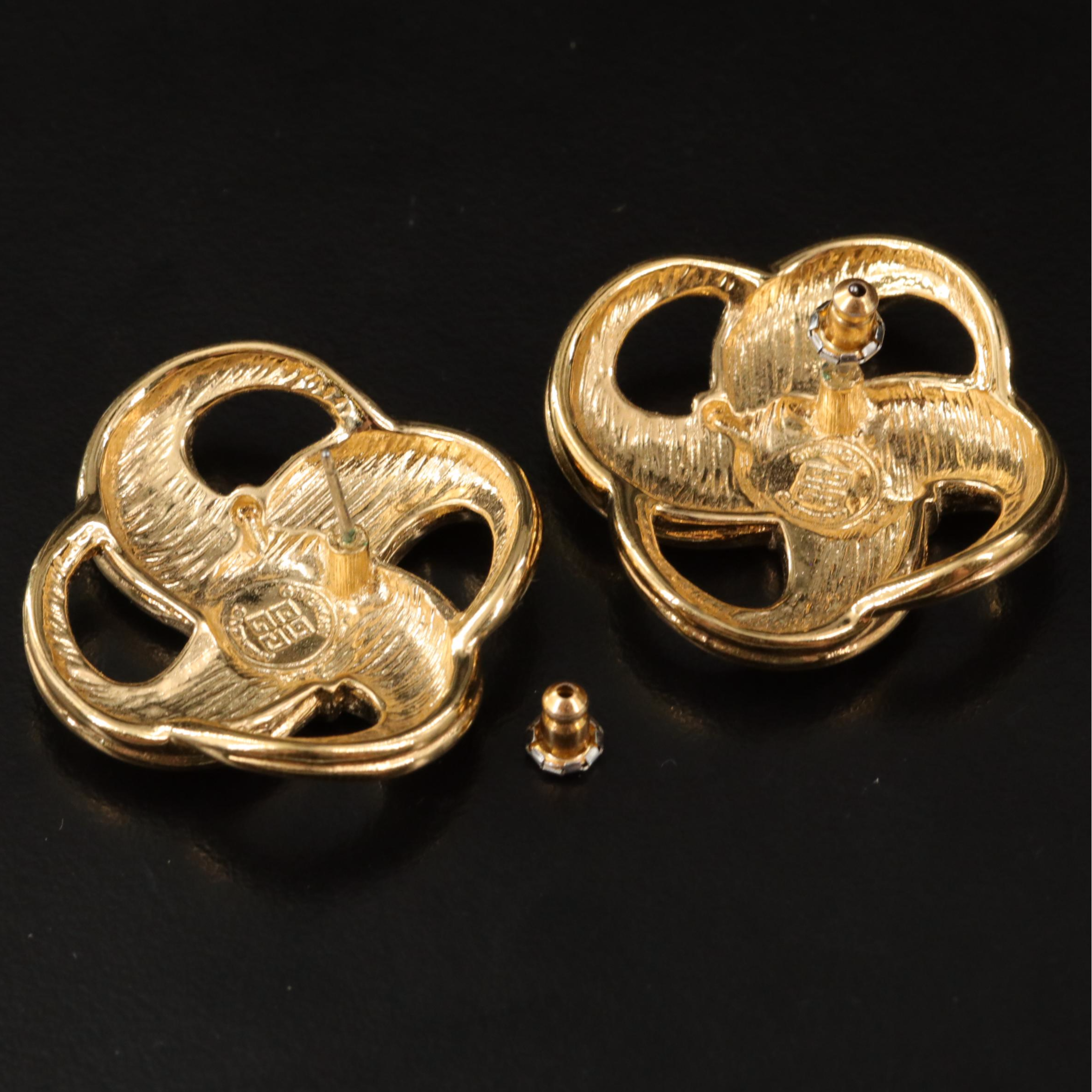 Vintage Christian Dior and Givenchy Earrings