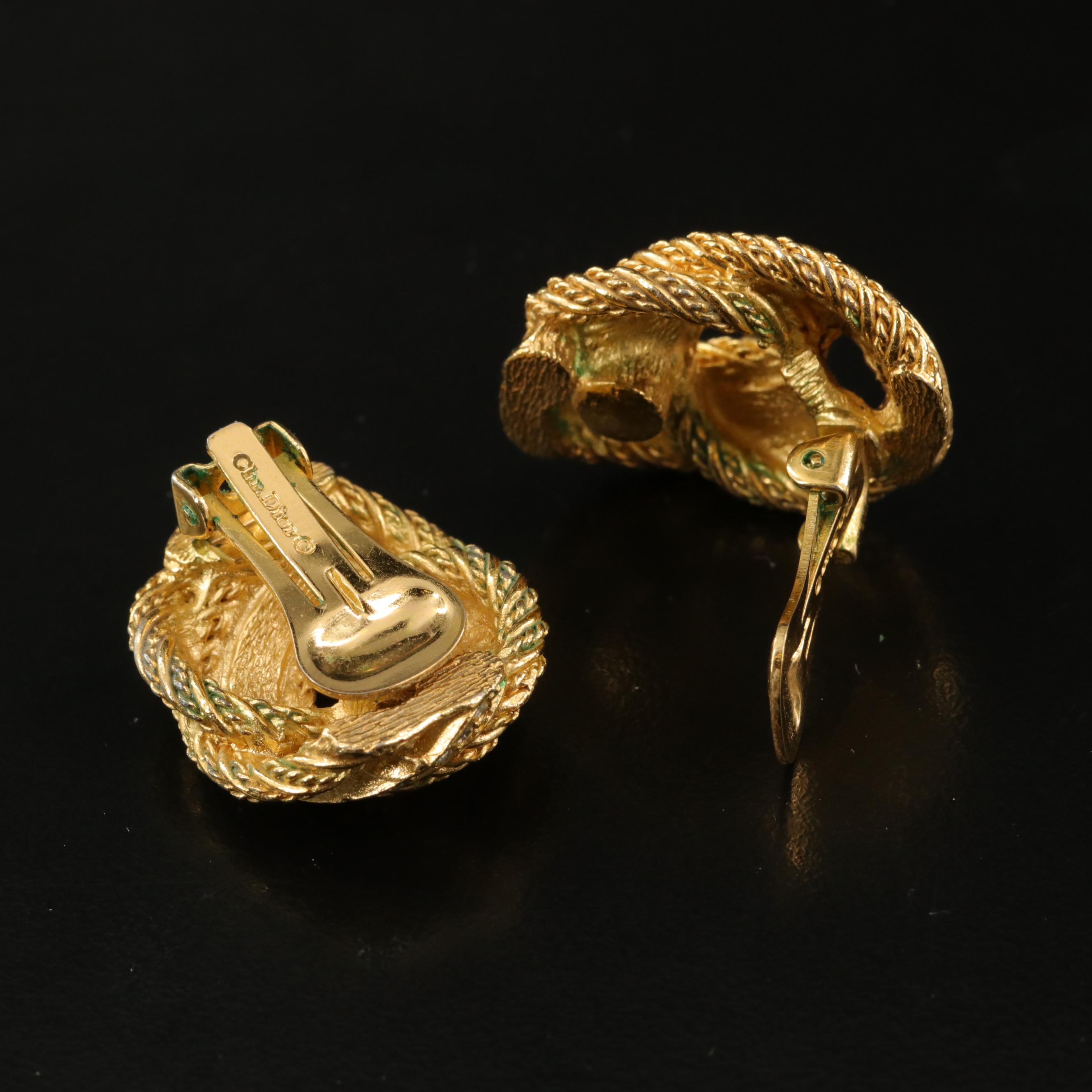 Vintage Christian Dior and Givenchy Earrings