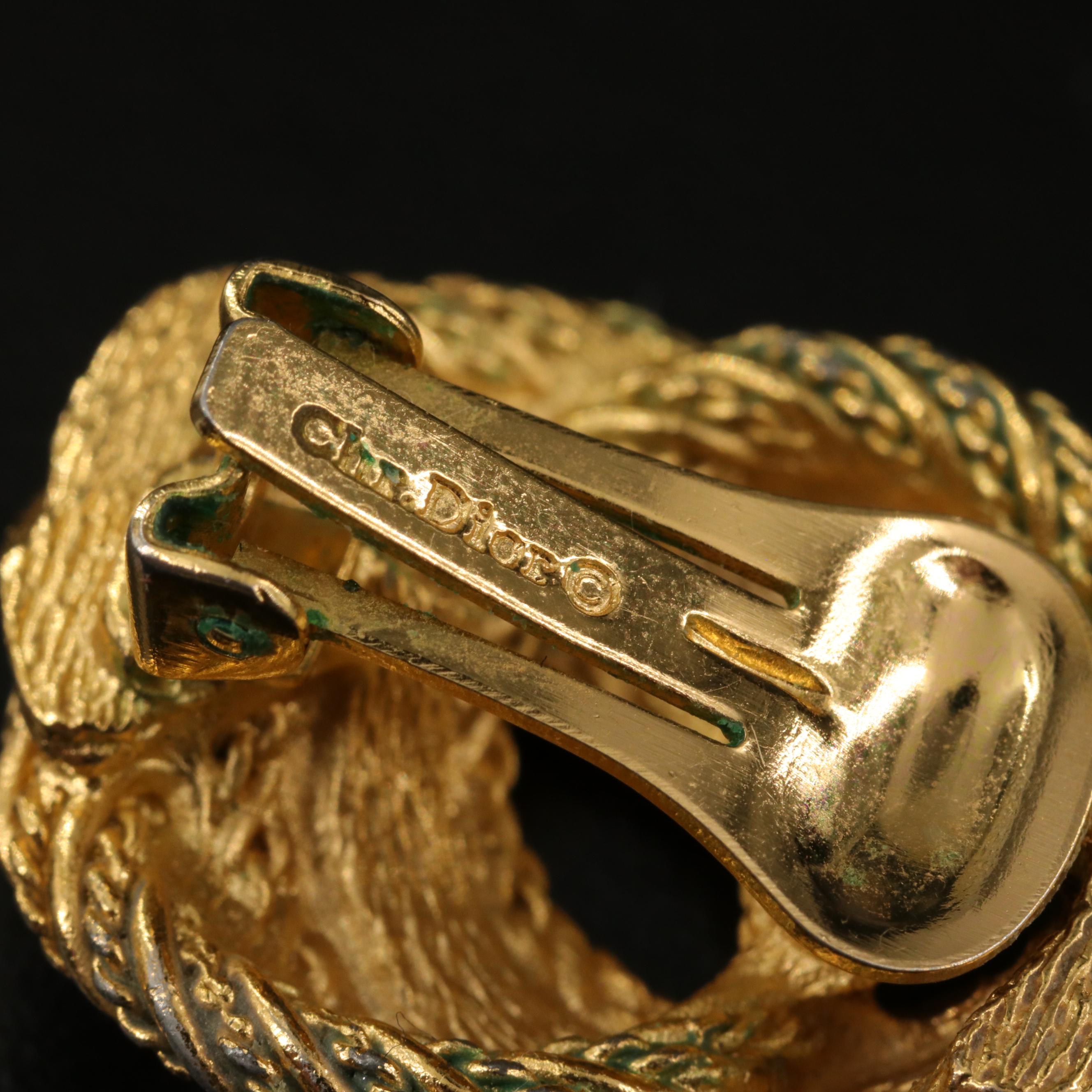 Vintage Christian Dior and Givenchy Earrings