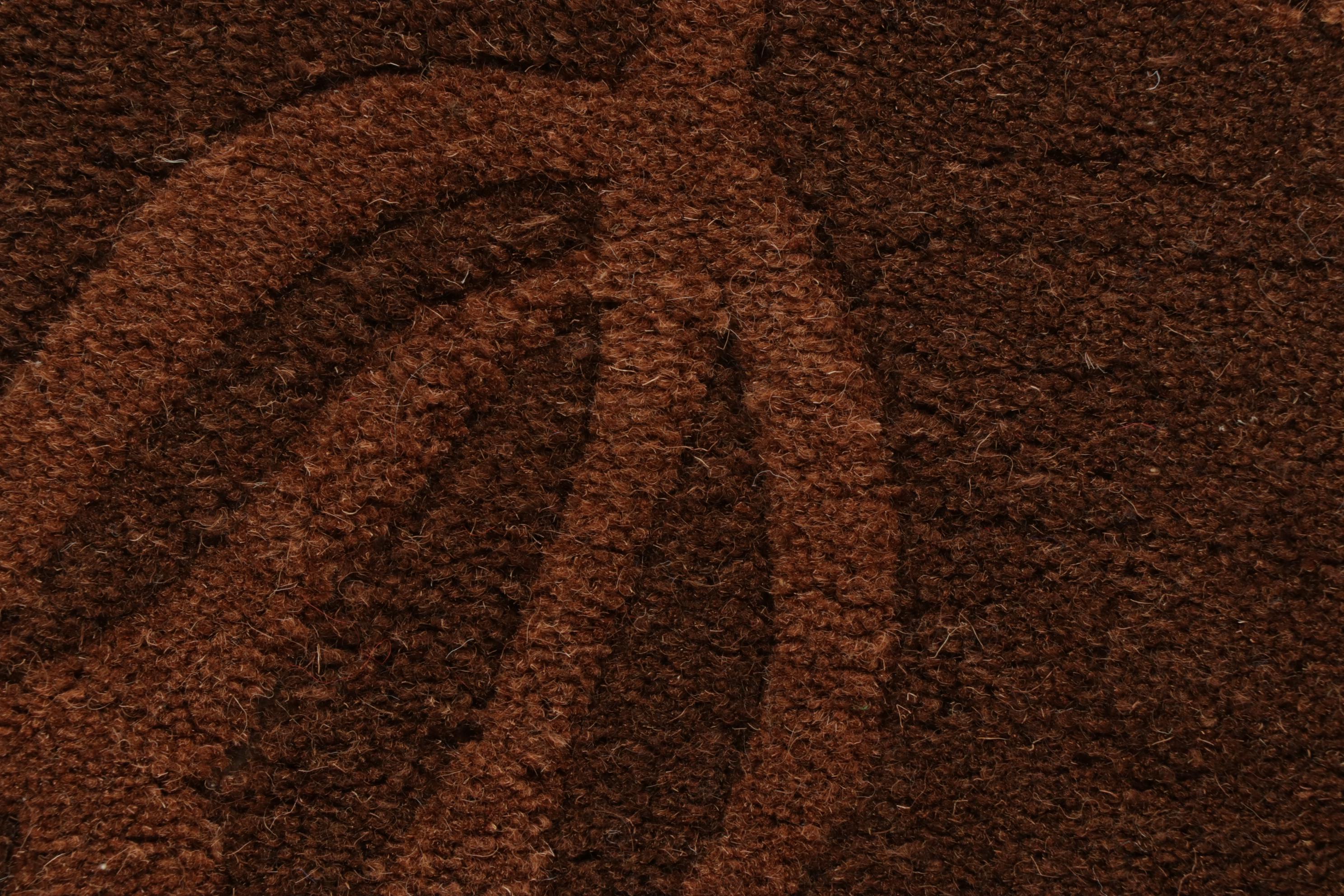 3'11 x 5'5 Hand-Tufted Indian Modern Style Rug, 2010s