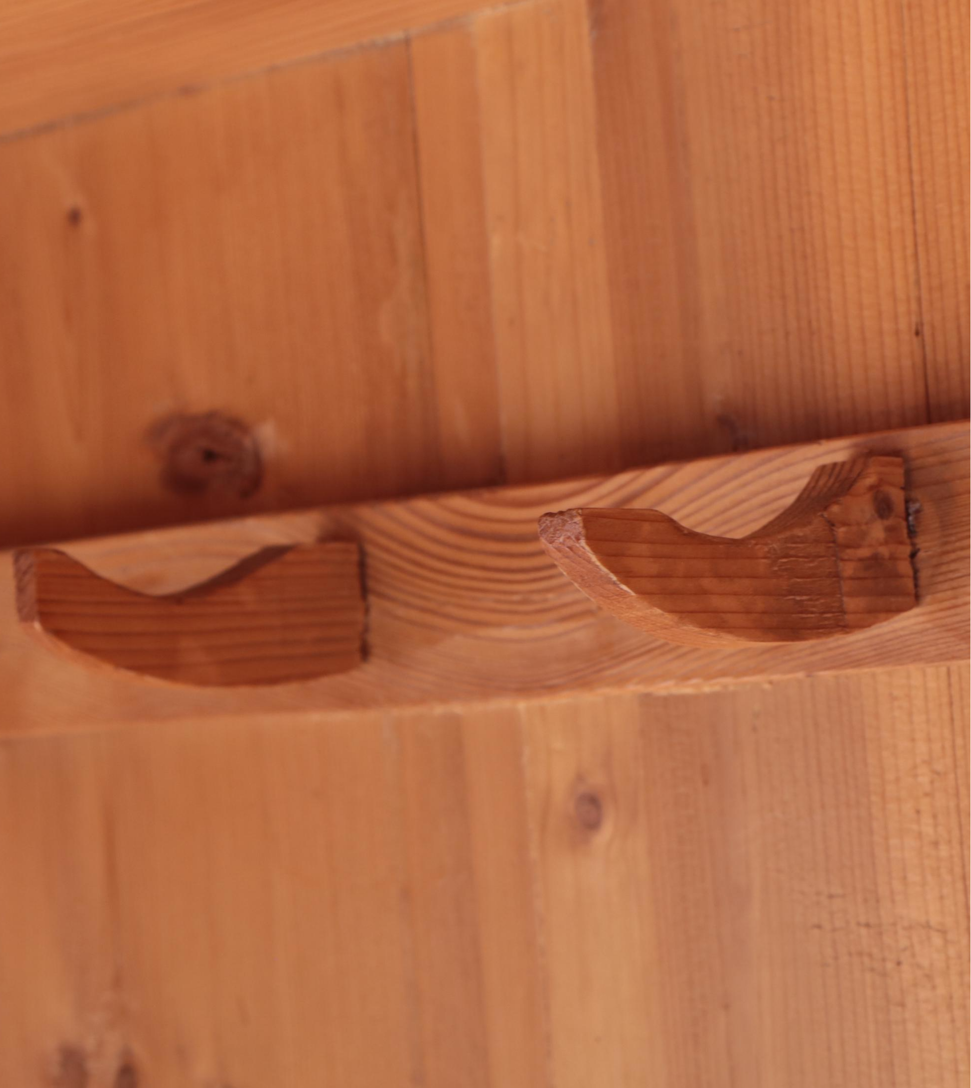 Rustic Style Pine Armoire/Media Cabinet