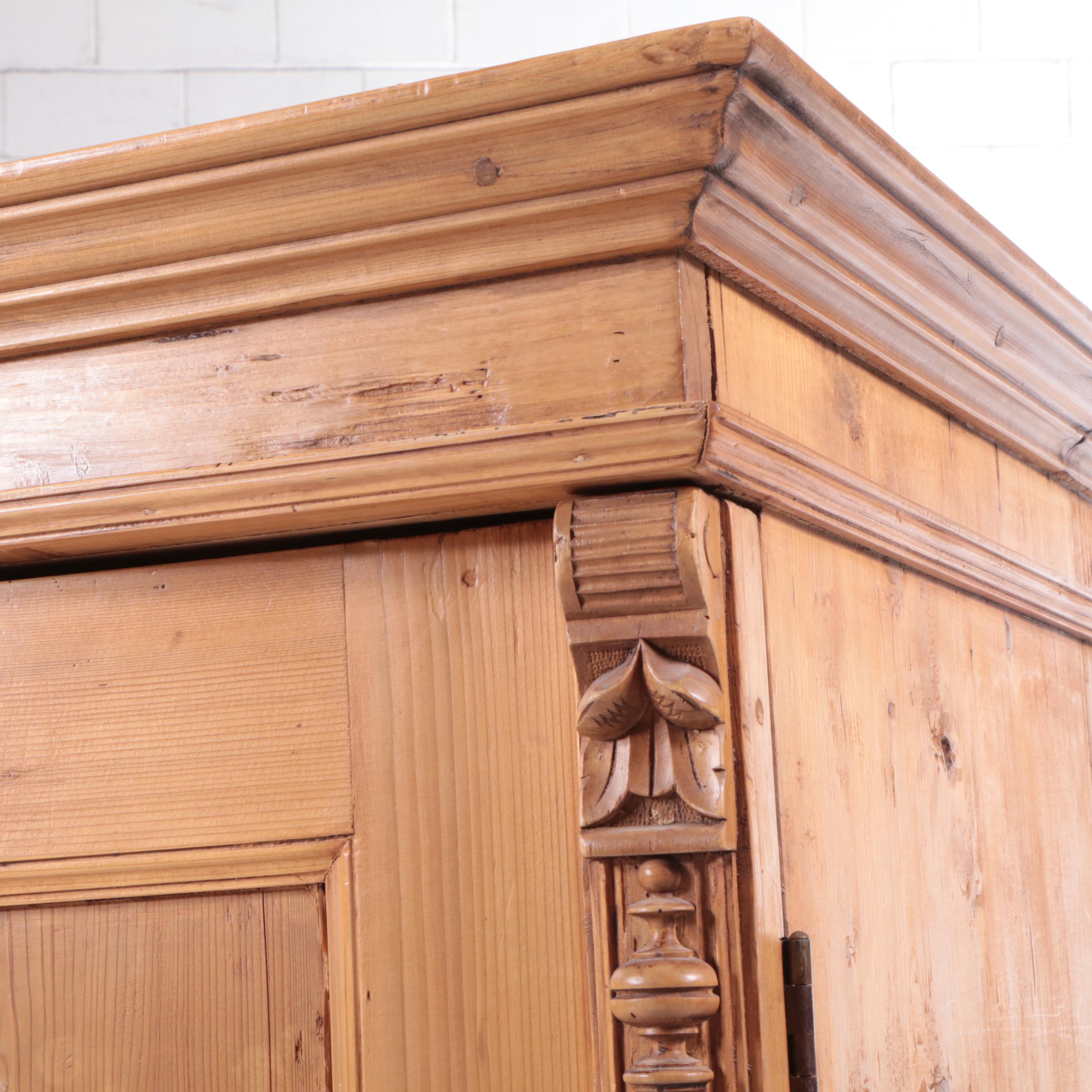 Rustic Style Pine Armoire/Media Cabinet