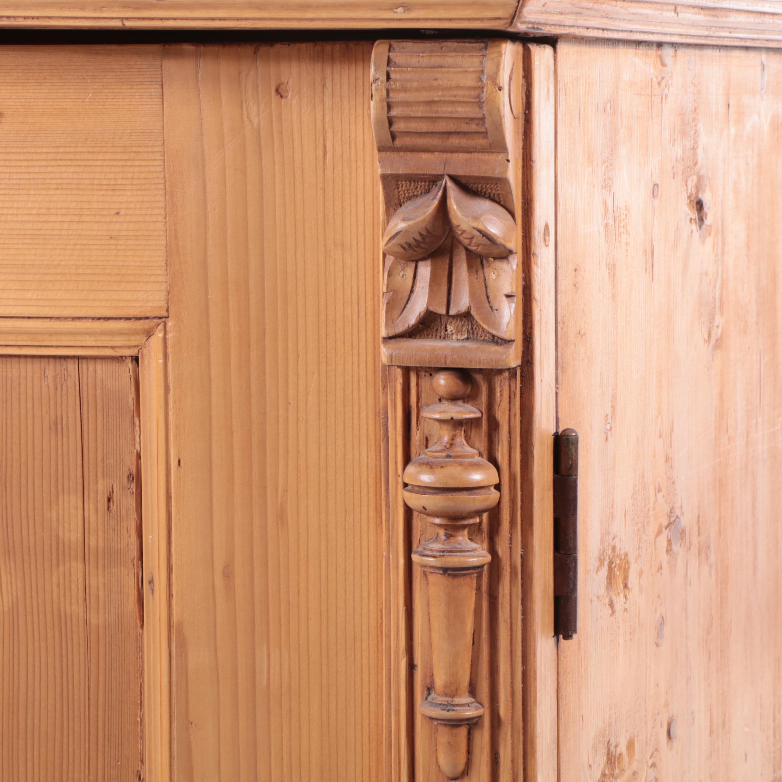 Rustic Style Pine Armoire/Media Cabinet