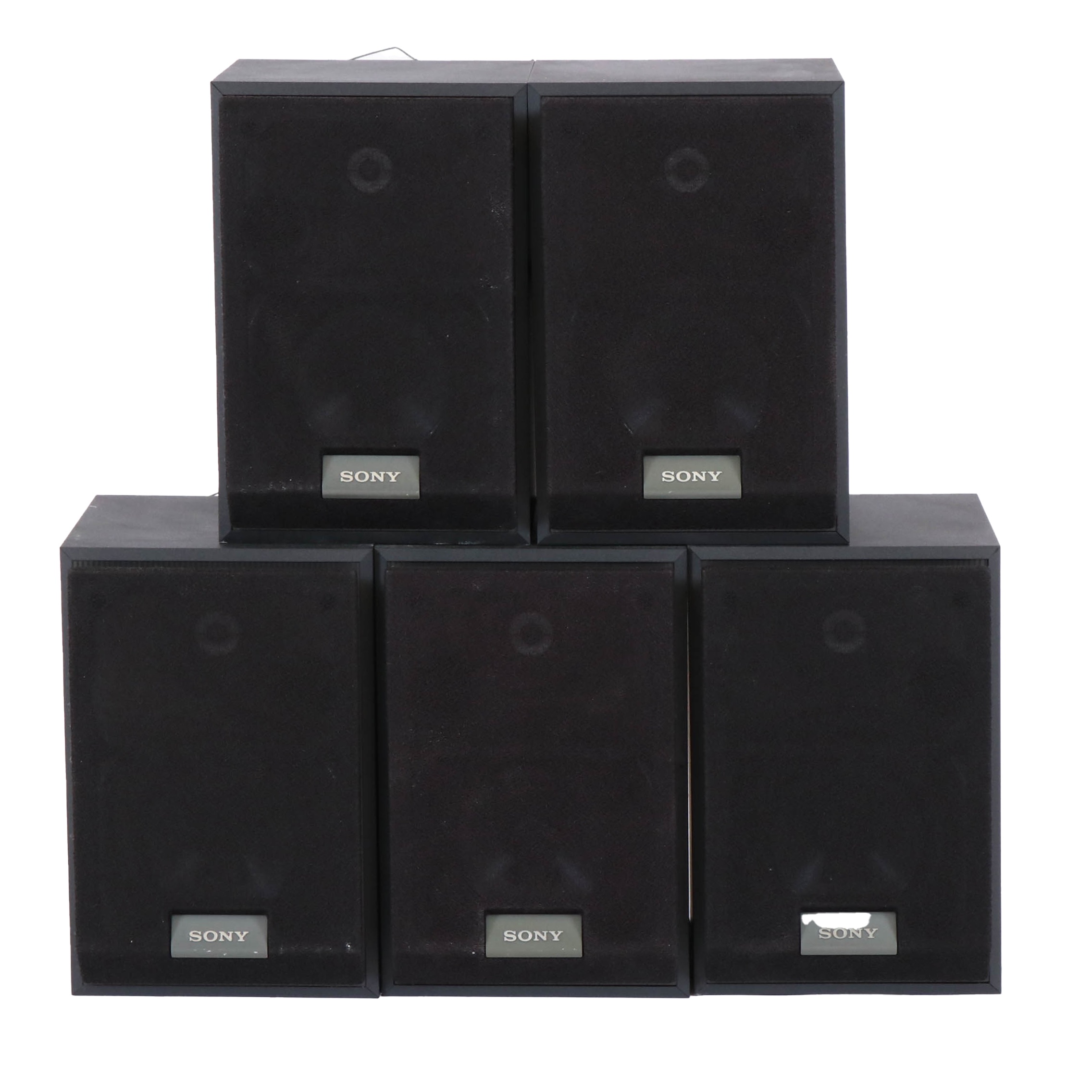 Sony SS-MB100H 100 Watt Black Bookshelf Stereo Speakers