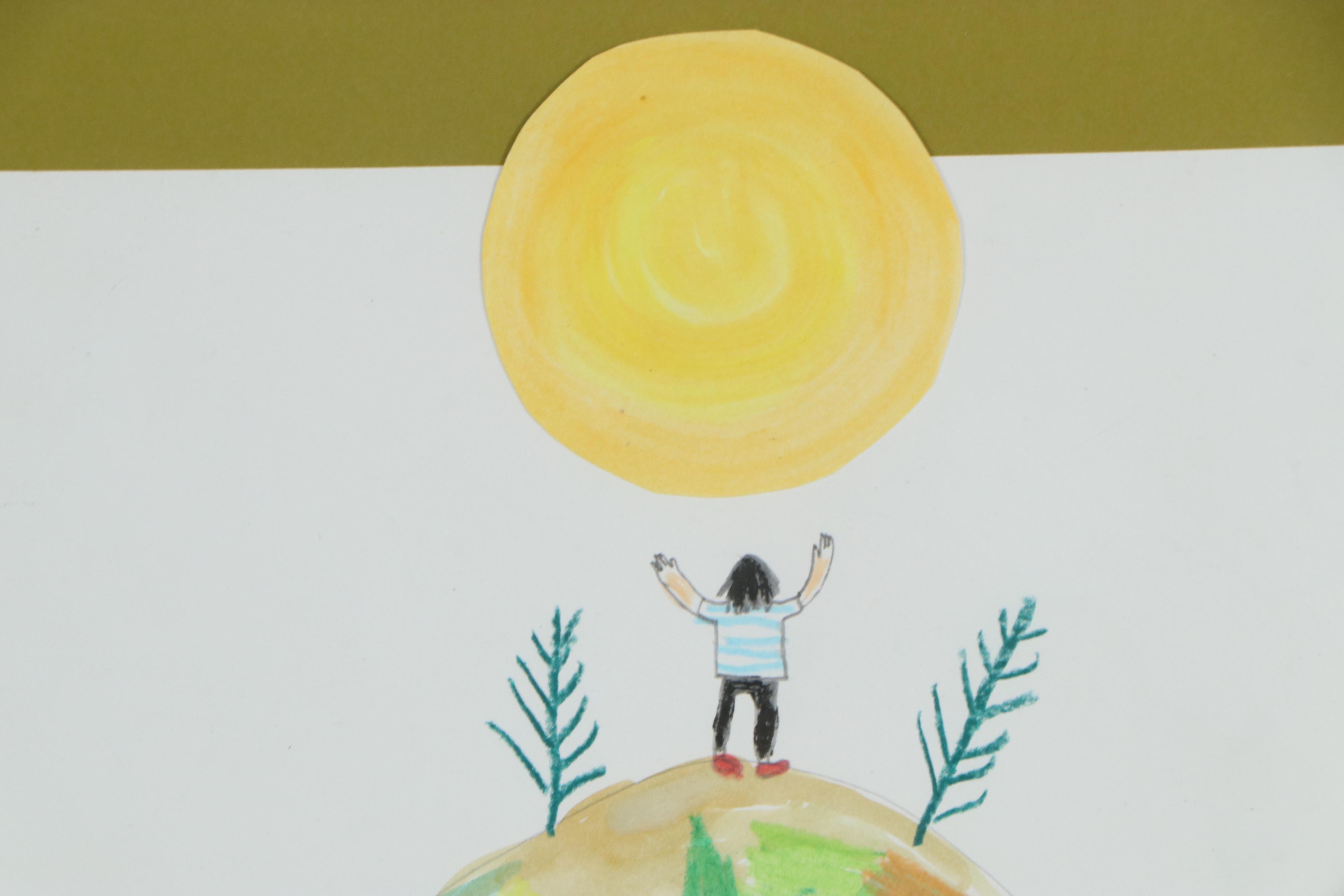 Lizzy Duquette Mixed Media Painting, 2015