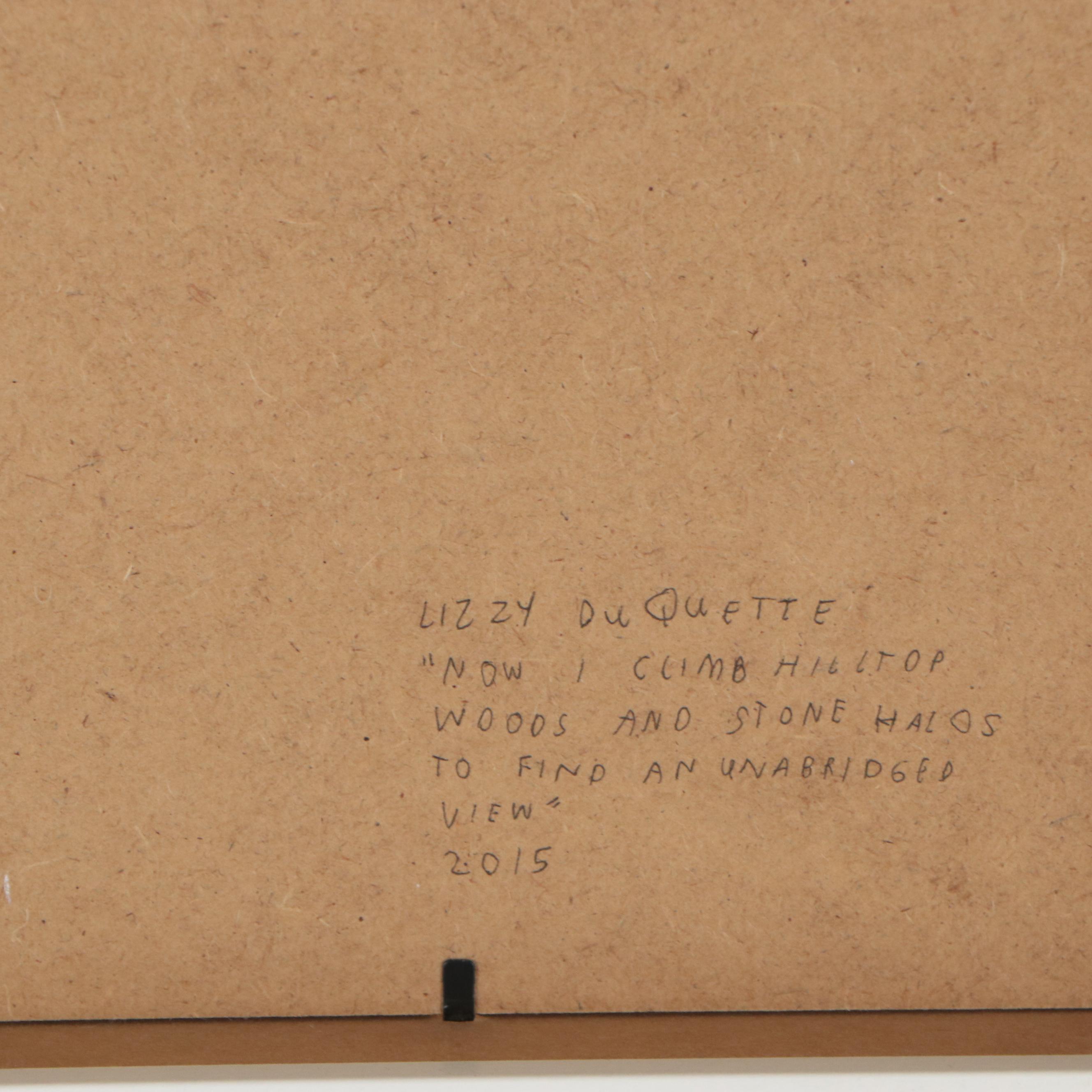 Lizzy Duquette Mixed Media Painting, 2015