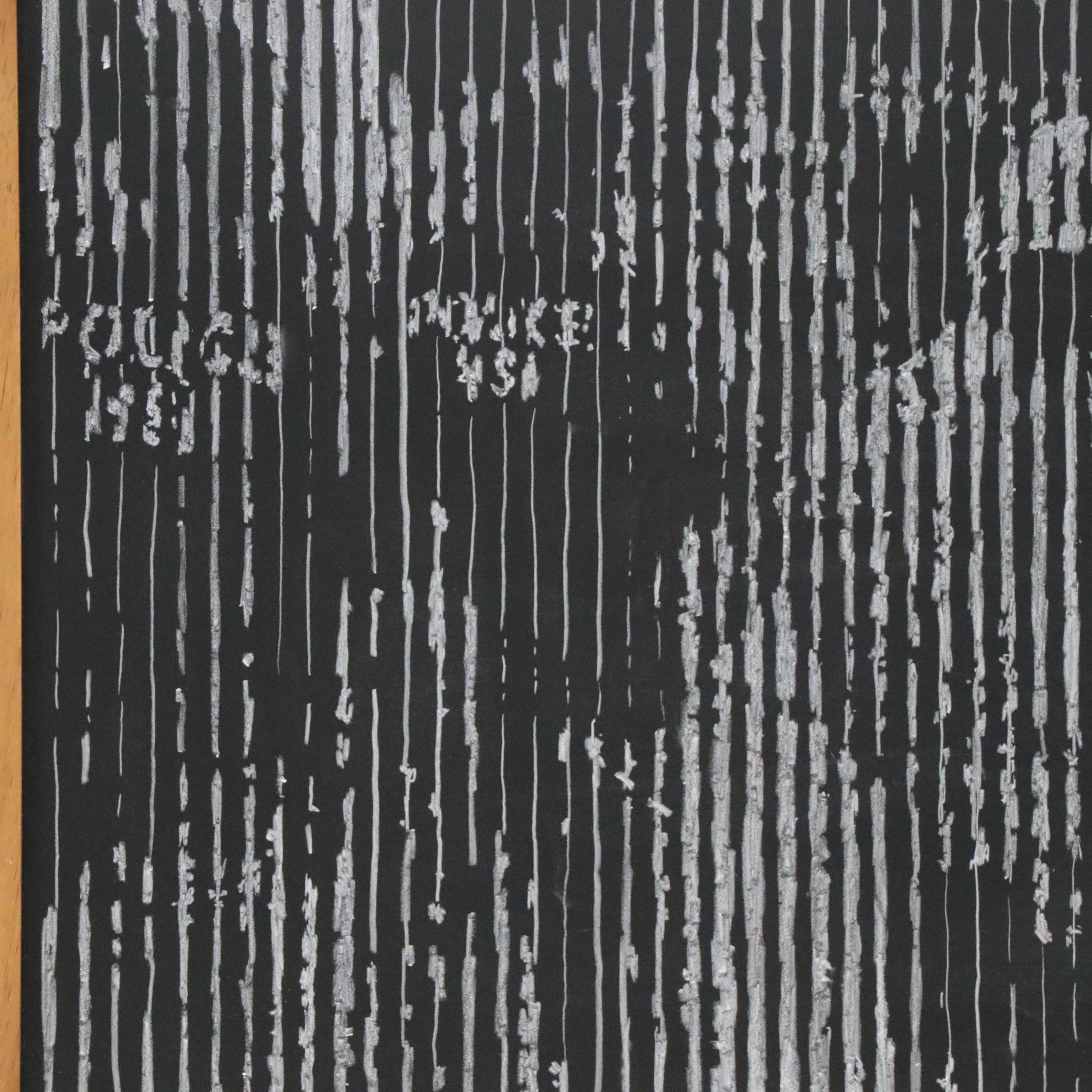 Harry Sanchez, Jr. Abstract Chalk Drawing, 2021