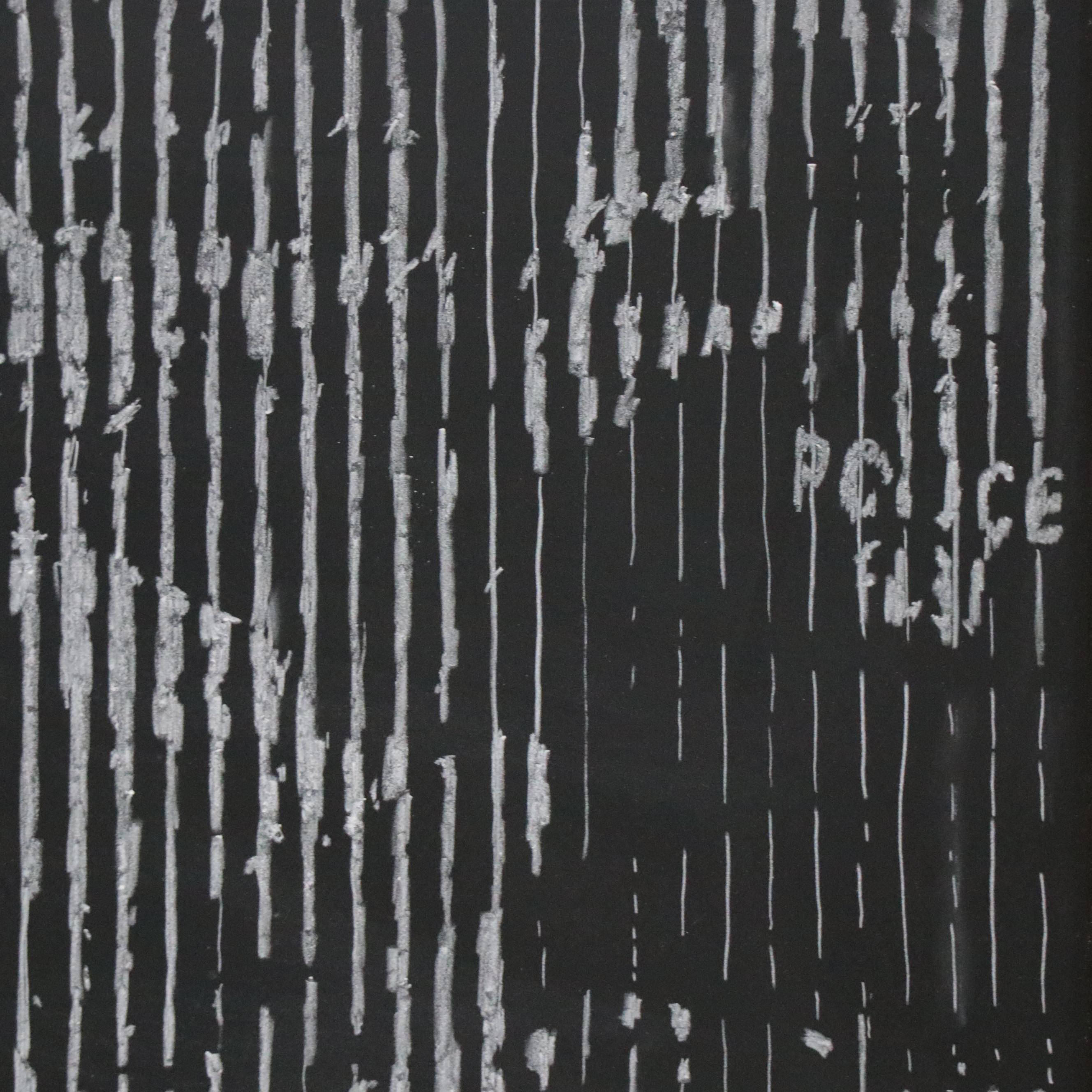 Harry Sanchez, Jr. Abstract Chalk Drawing, 2021