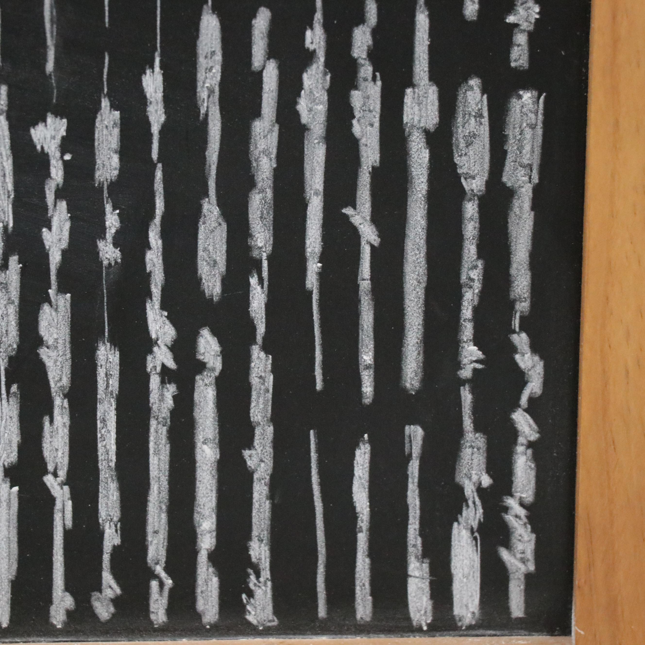 Harry Sanchez, Jr. Abstract Chalk Drawing, 2021