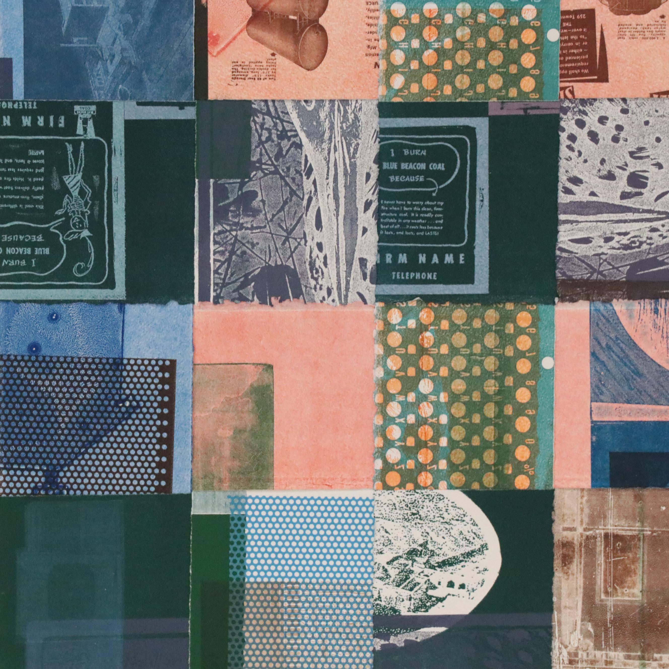 Mark Patsfall Mixed Media Print "Woven VI," 2020