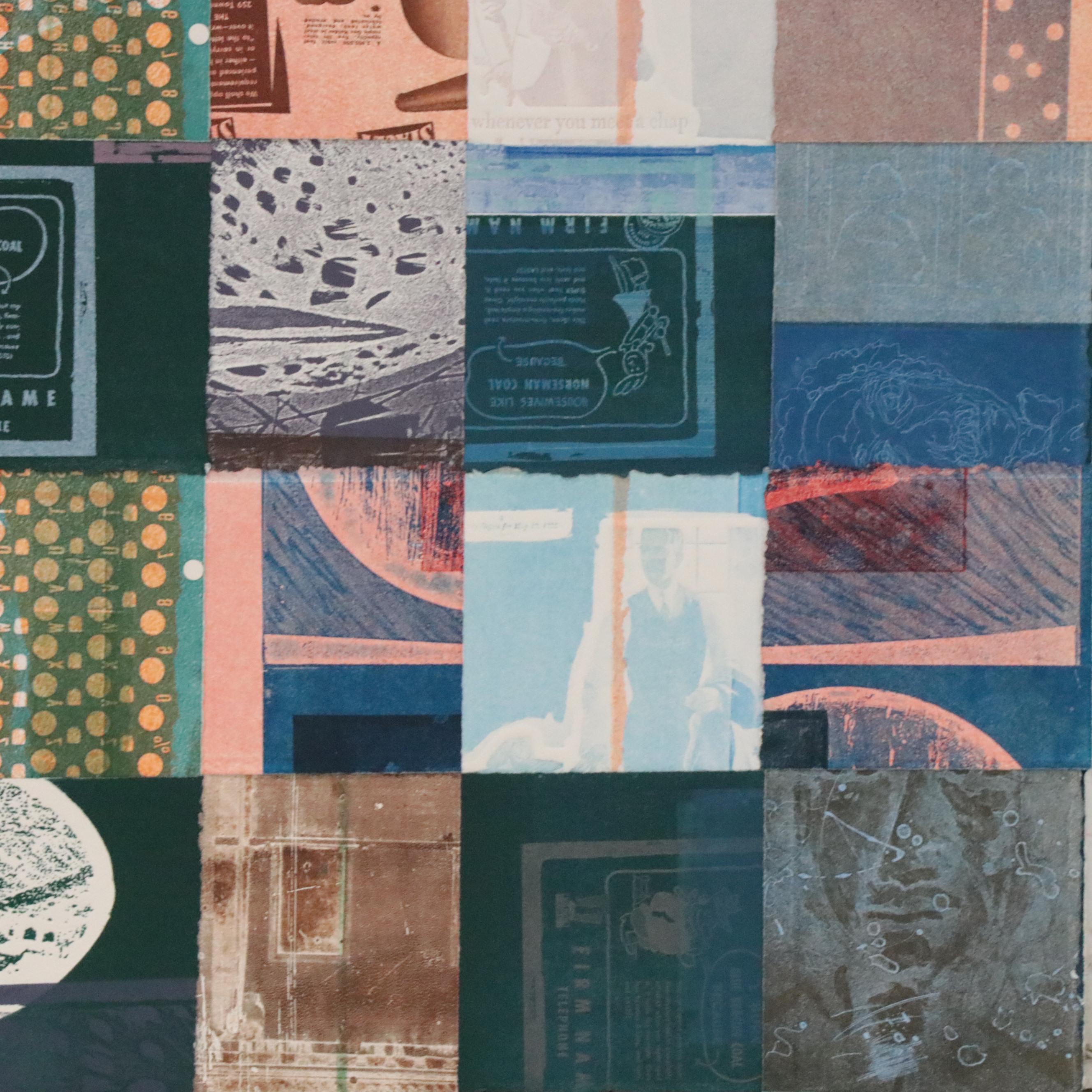 Mark Patsfall Mixed Media Print "Woven VI," 2020