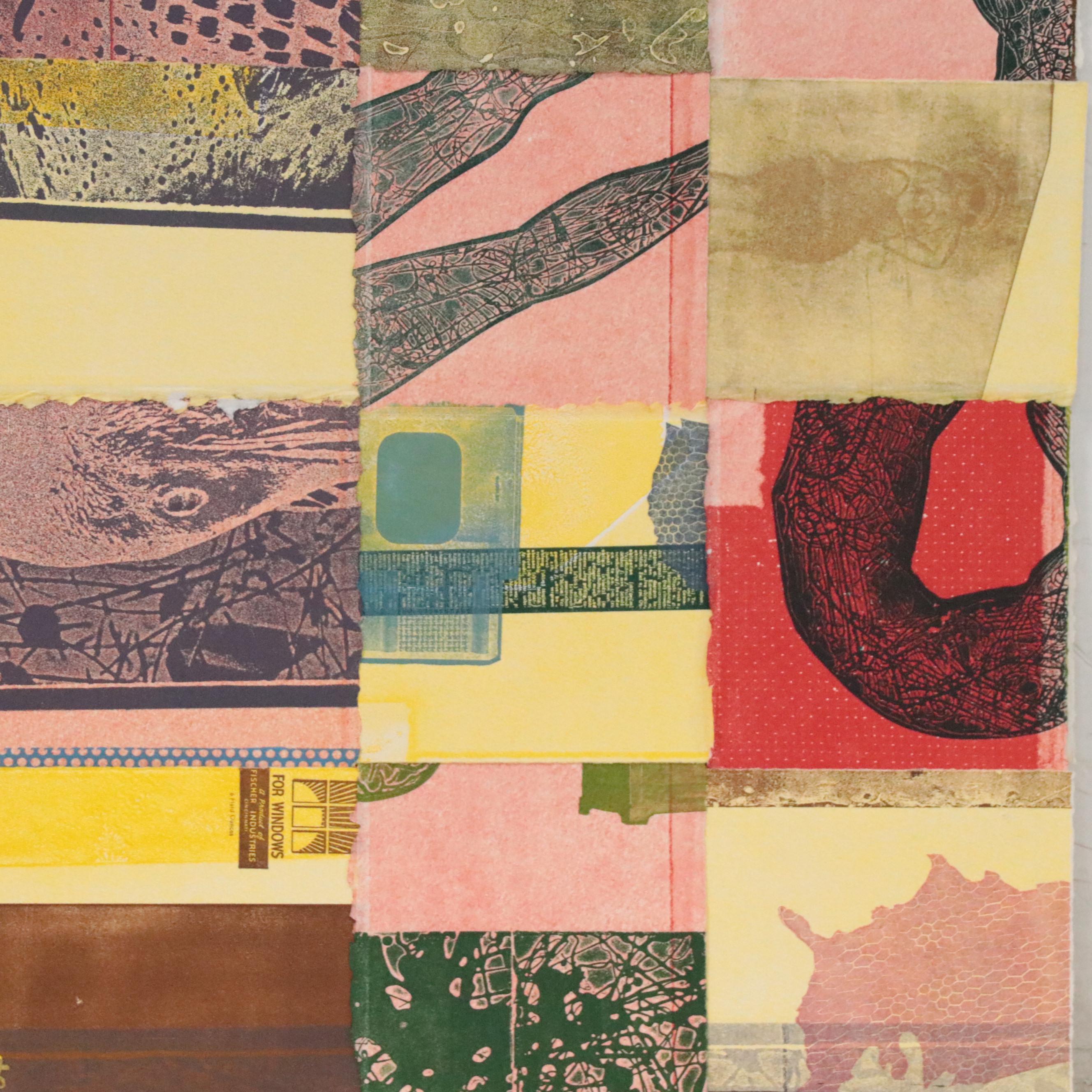 Mark Patsfall Mixed Media Print "Woven III," 2020