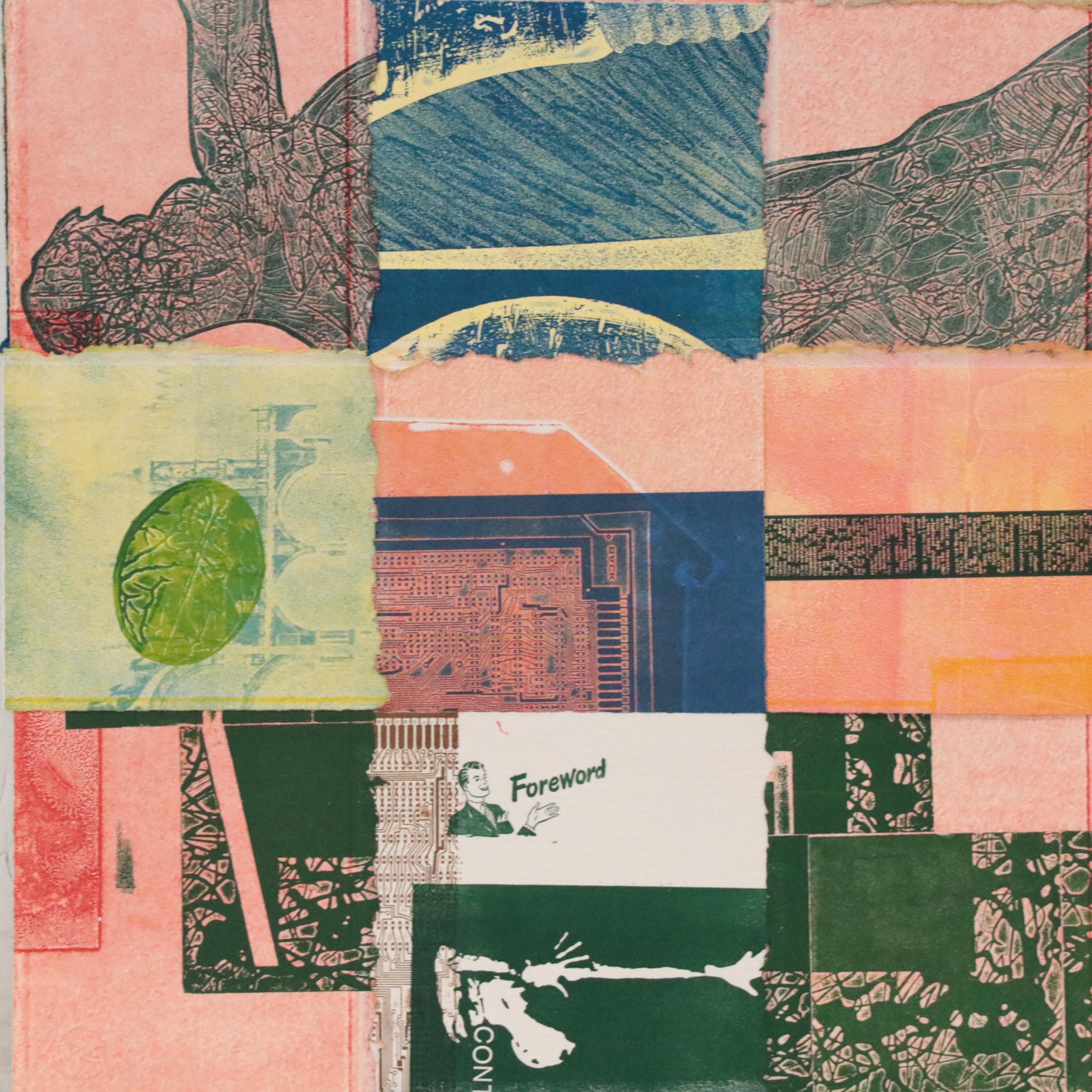 Mark Patsfall Mixed Media Print "Woven III," 2020