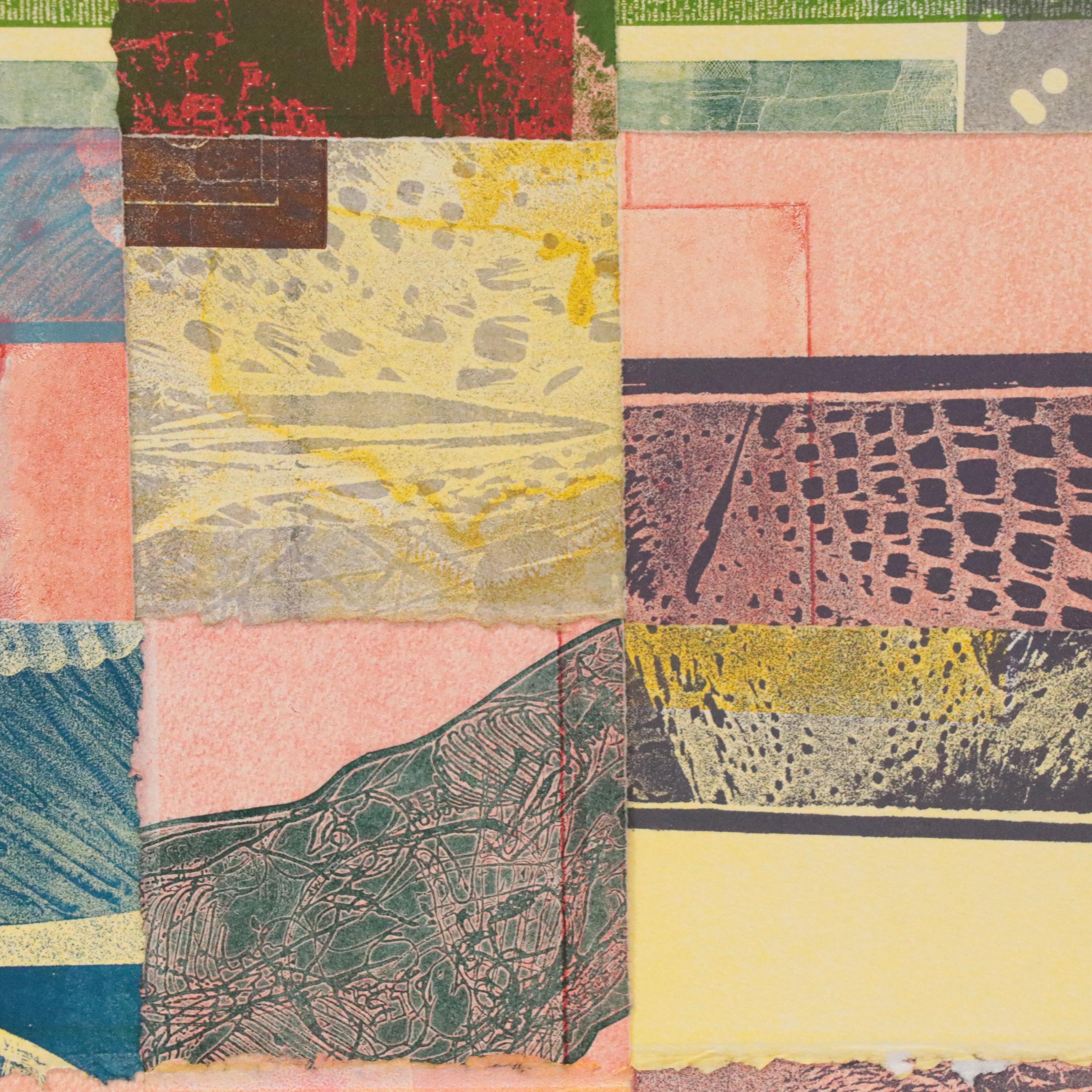 Mark Patsfall Mixed Media Print "Woven III," 2020