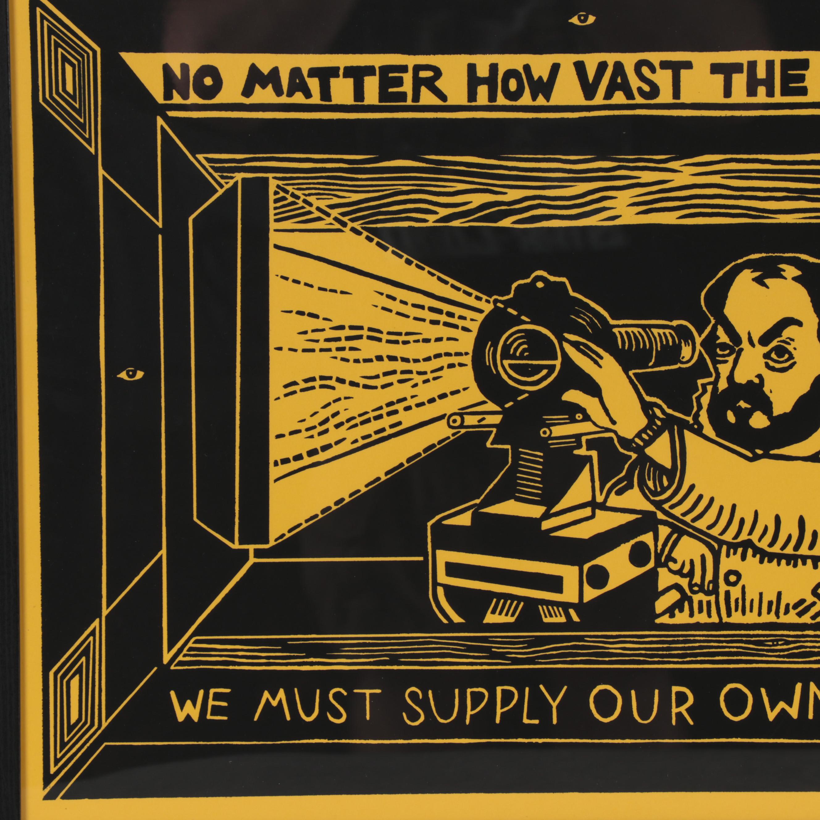 Joe Walsh Serigraph "Kubrick," 21st Century