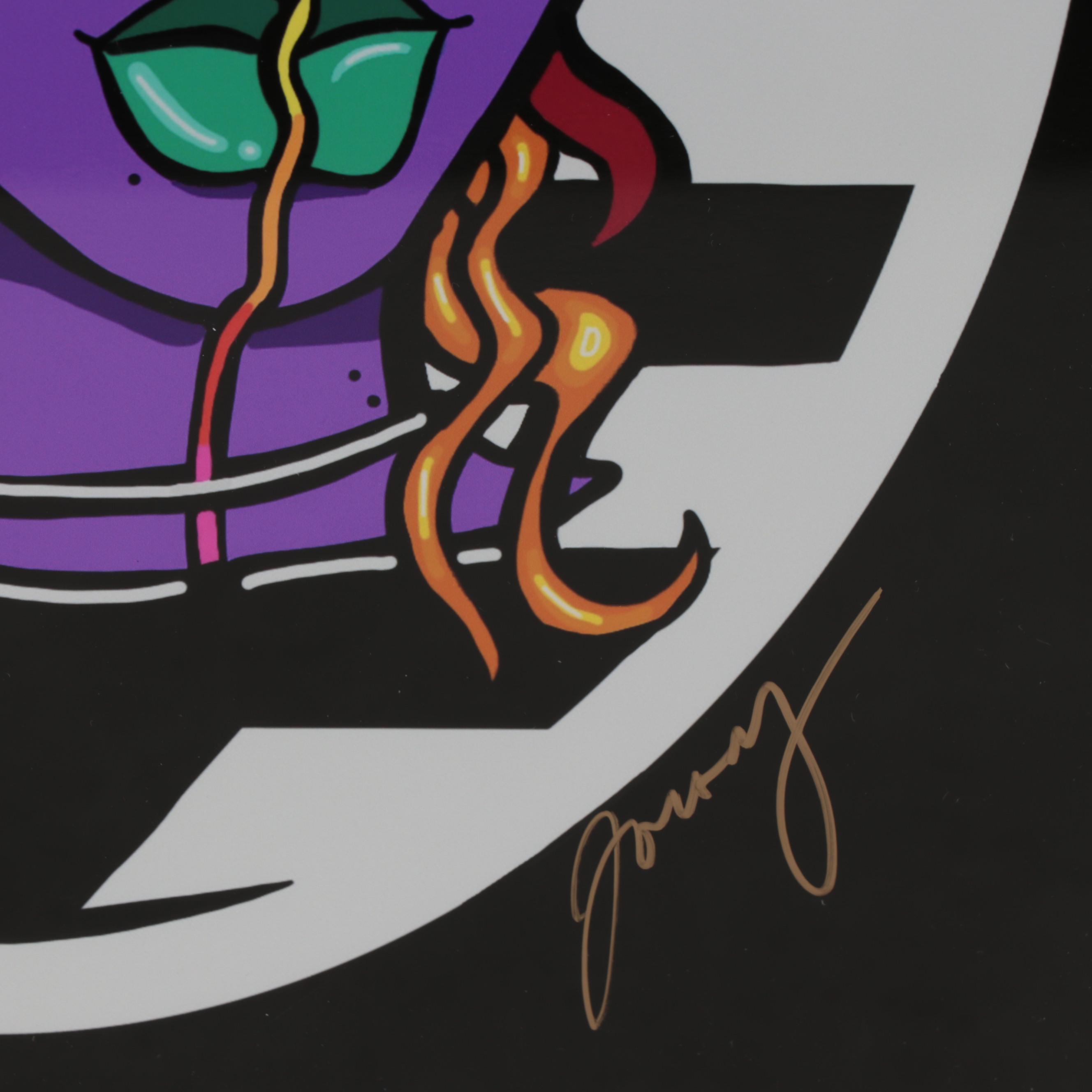 Jonesy Giclée of Abstract Portrait, 21st Century