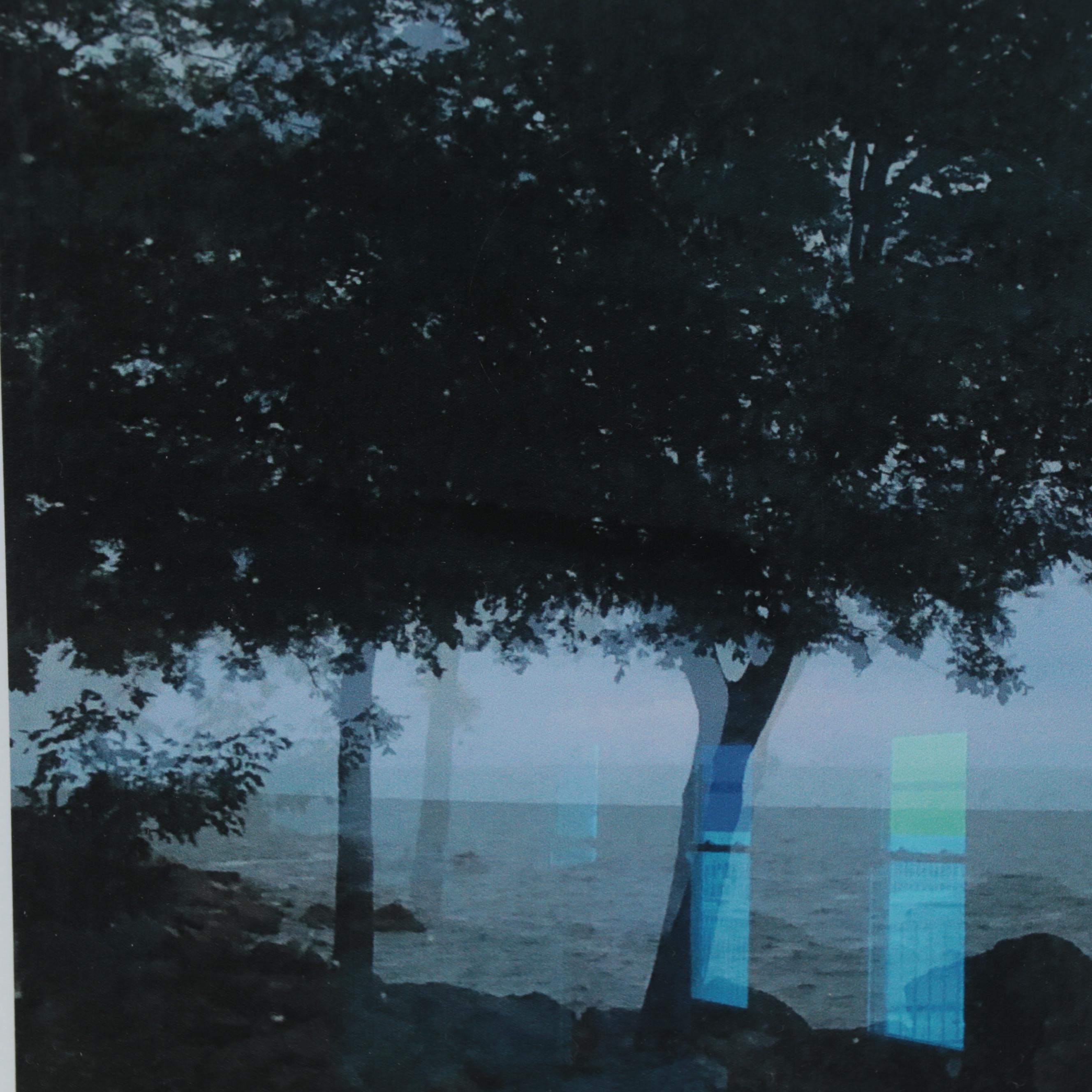 Karen Saunders Giclée "Scarlett & Blue"