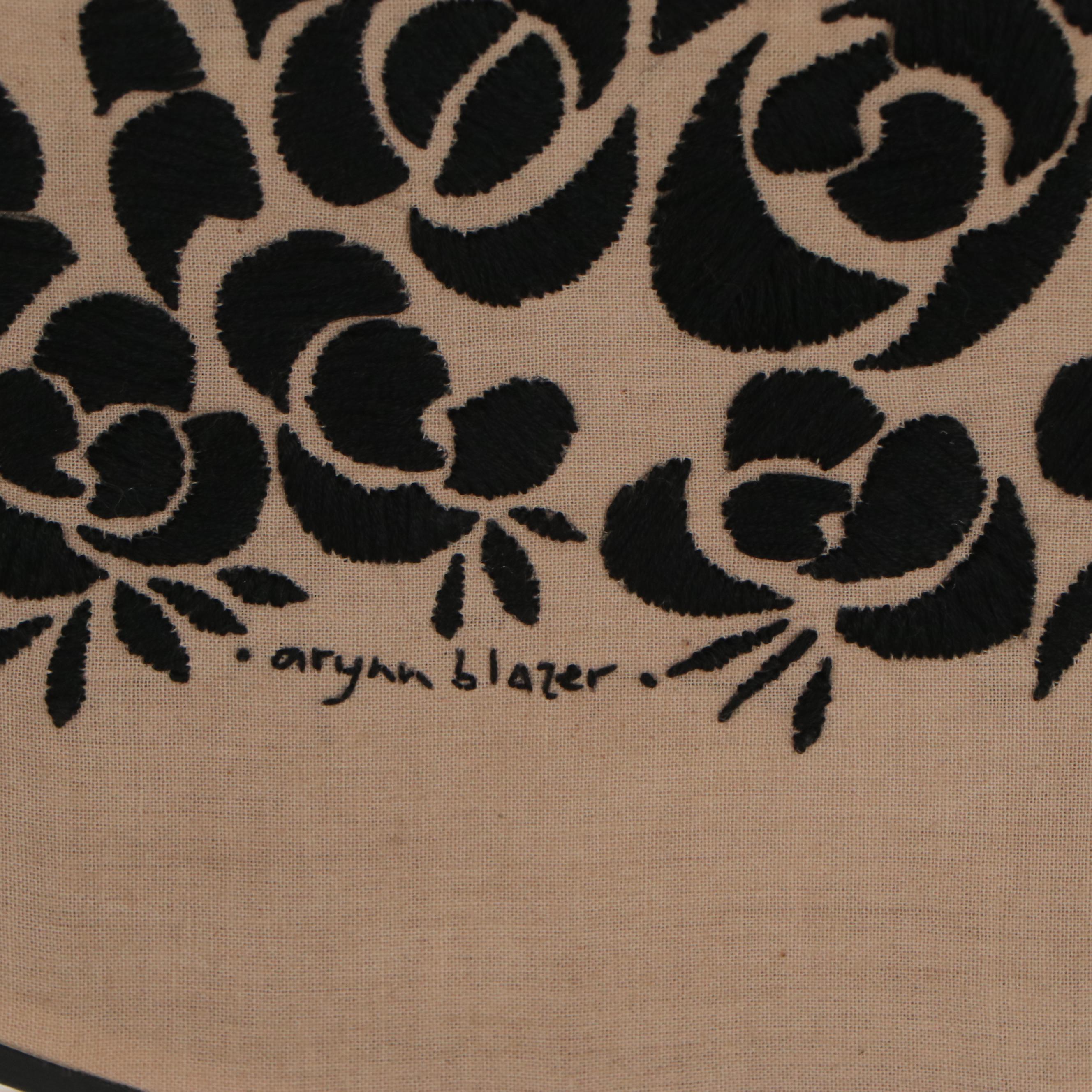 Arynn Blazer Floral Embroidered Panel, 21st Century