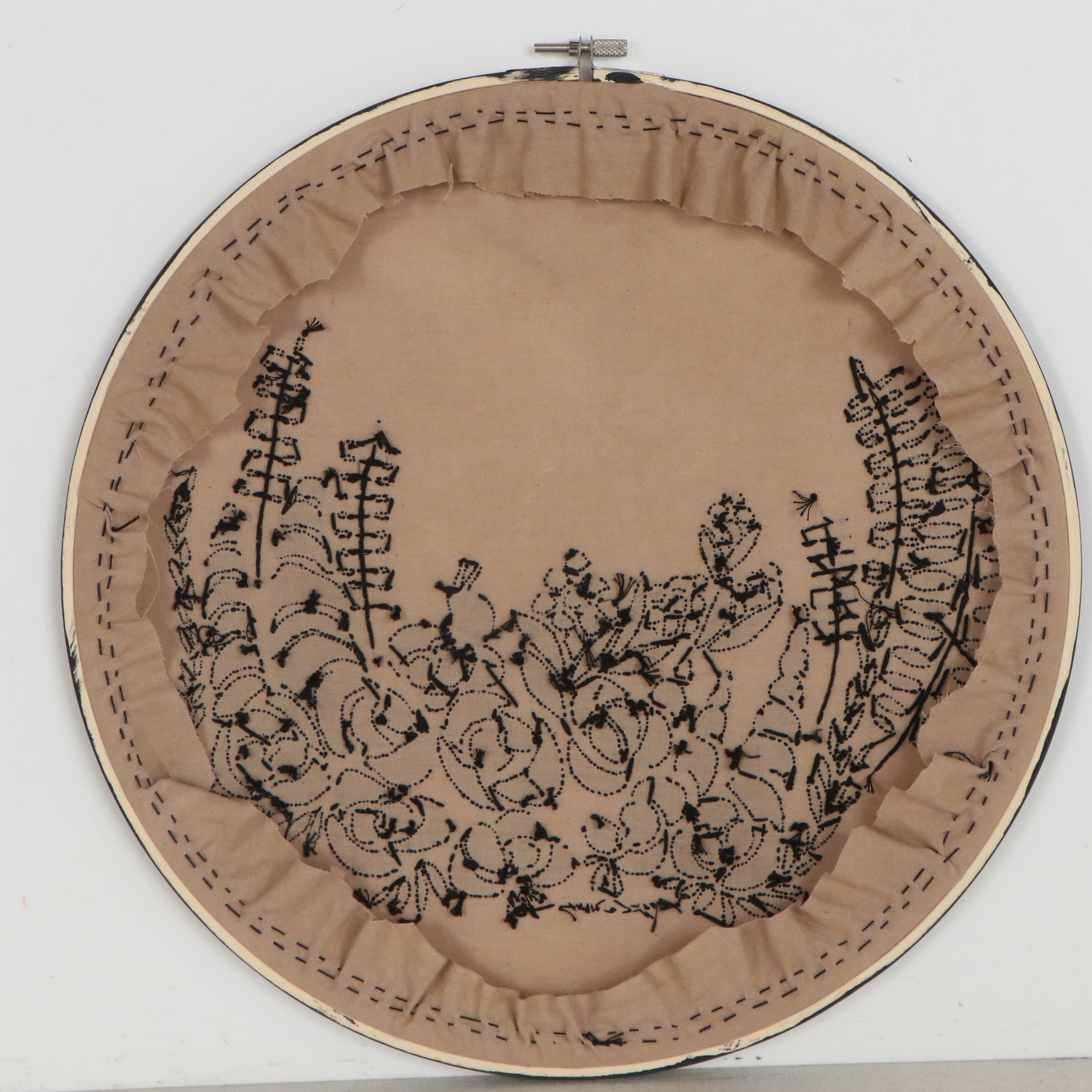 Arynn Blazer Floral Embroidered Panel, 21st Century