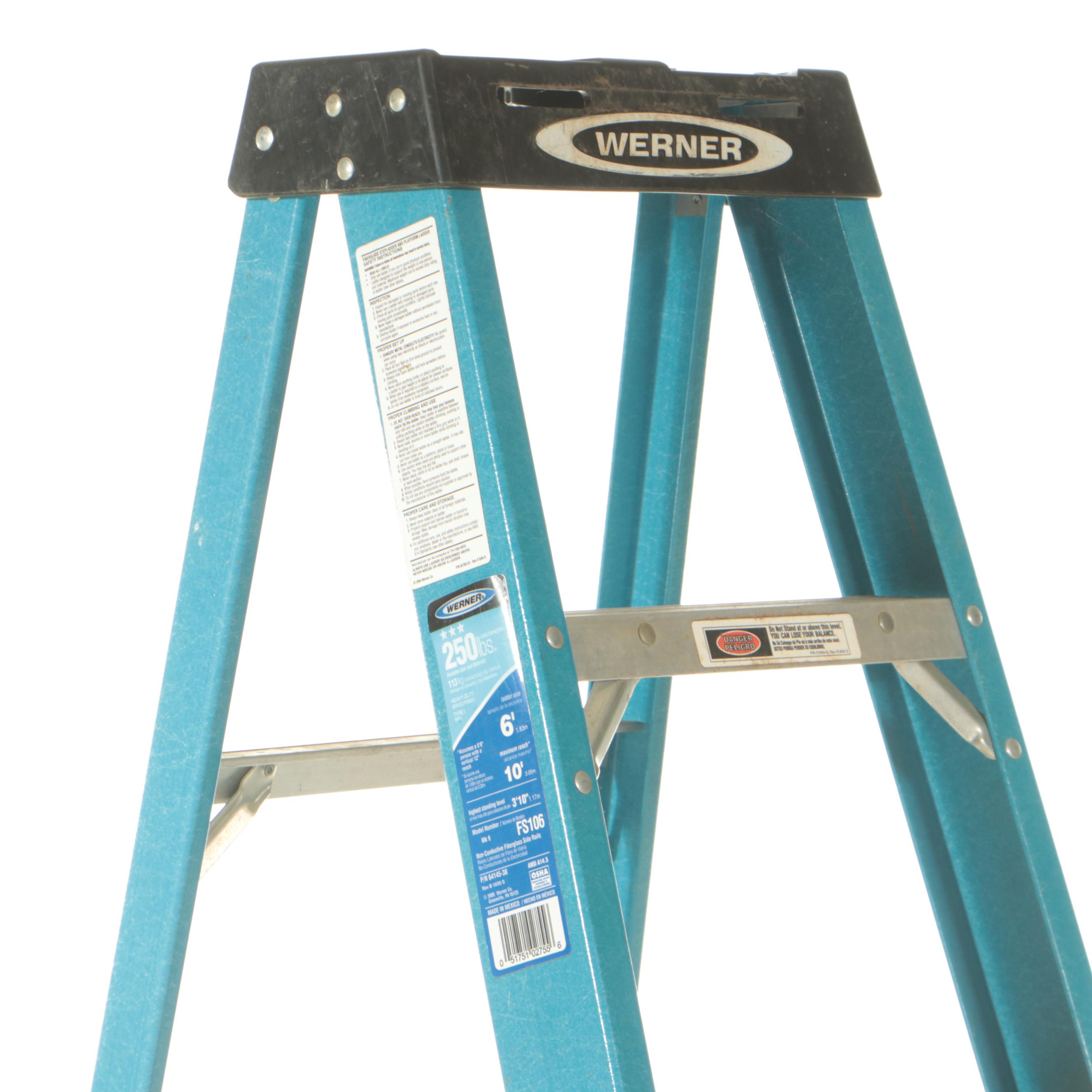 Werner 6' Fiberglass Step Ladder