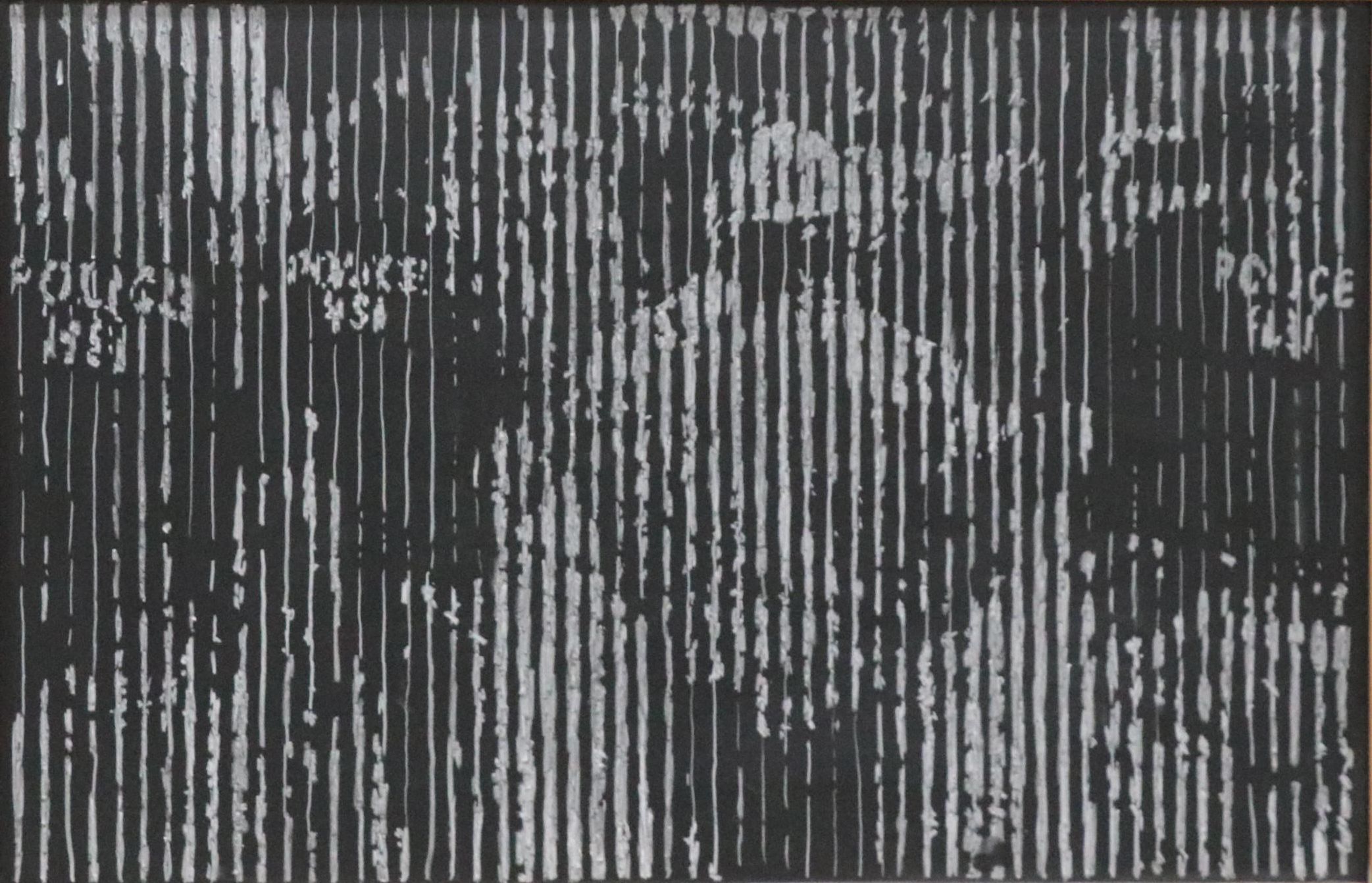 Harry Sanchez, Jr. Abstract Chalk Drawing, 2021