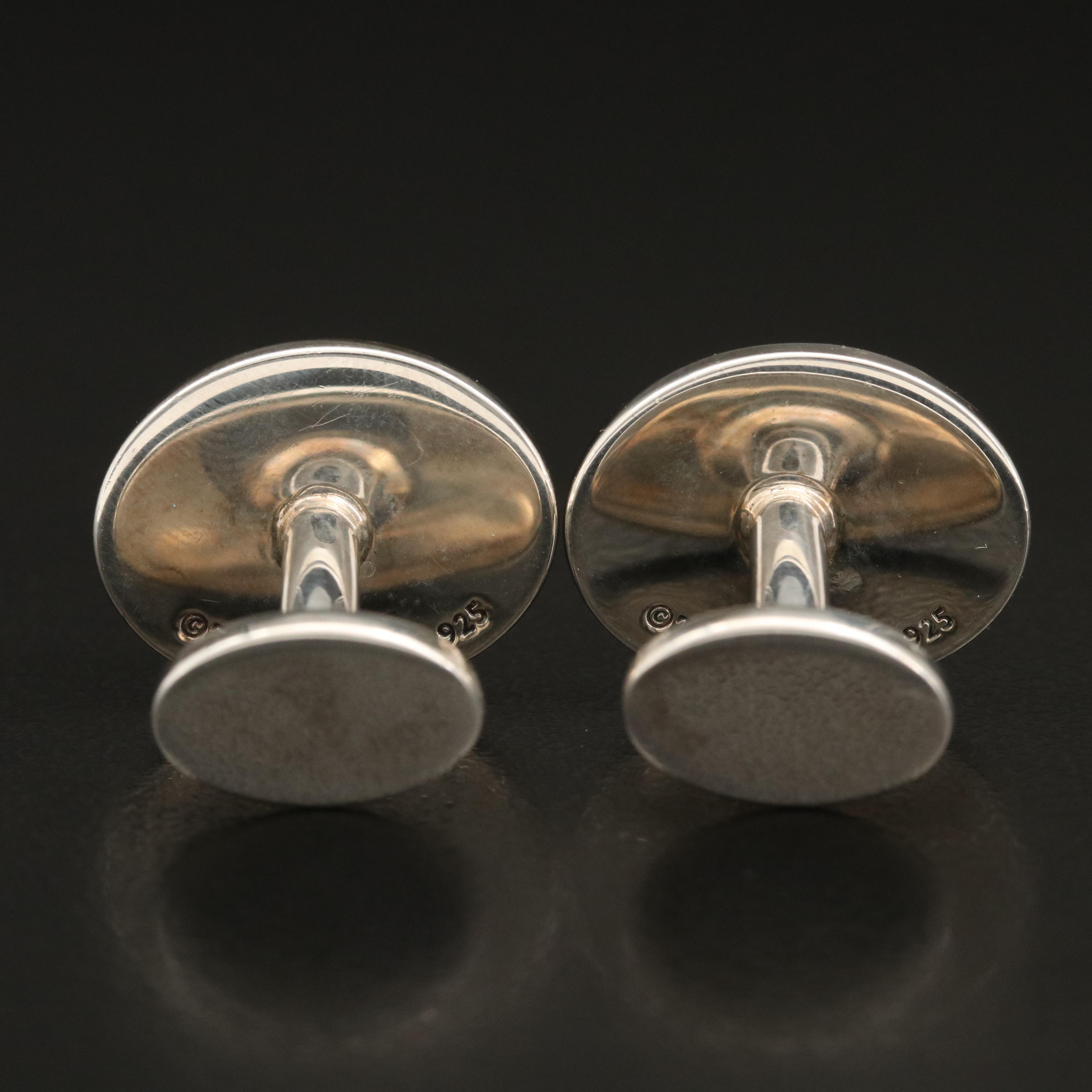 Tiffany & Co. "Return to Tiffany" Sterling Silver Cufflinks