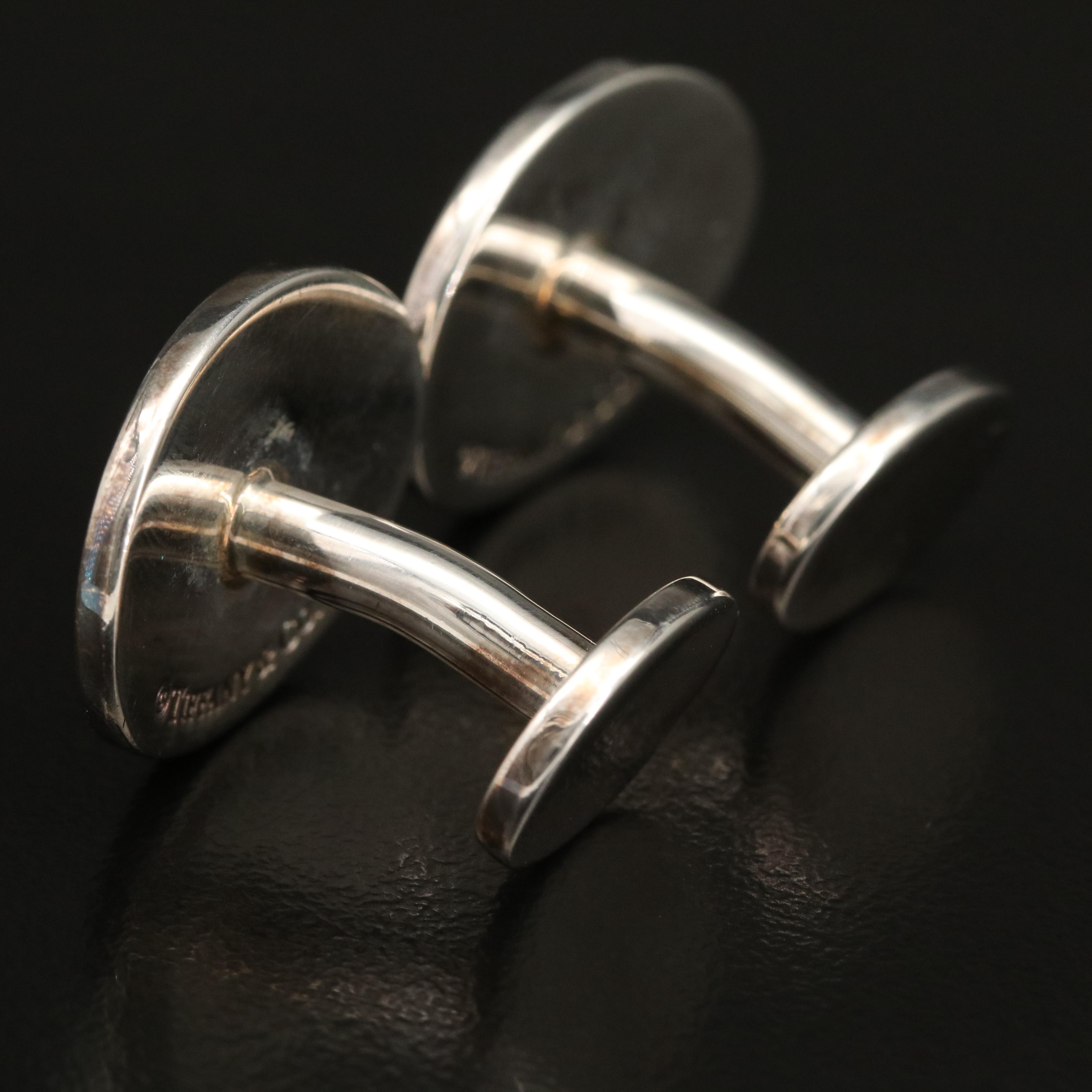 Tiffany & Co. "Return to Tiffany" Sterling Silver Cufflinks