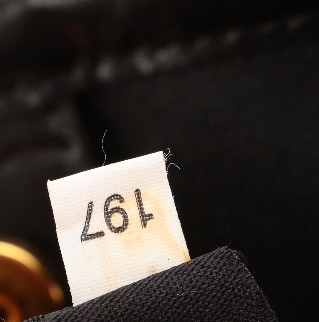 Prada Black Canapa Canvas and Leather Tote