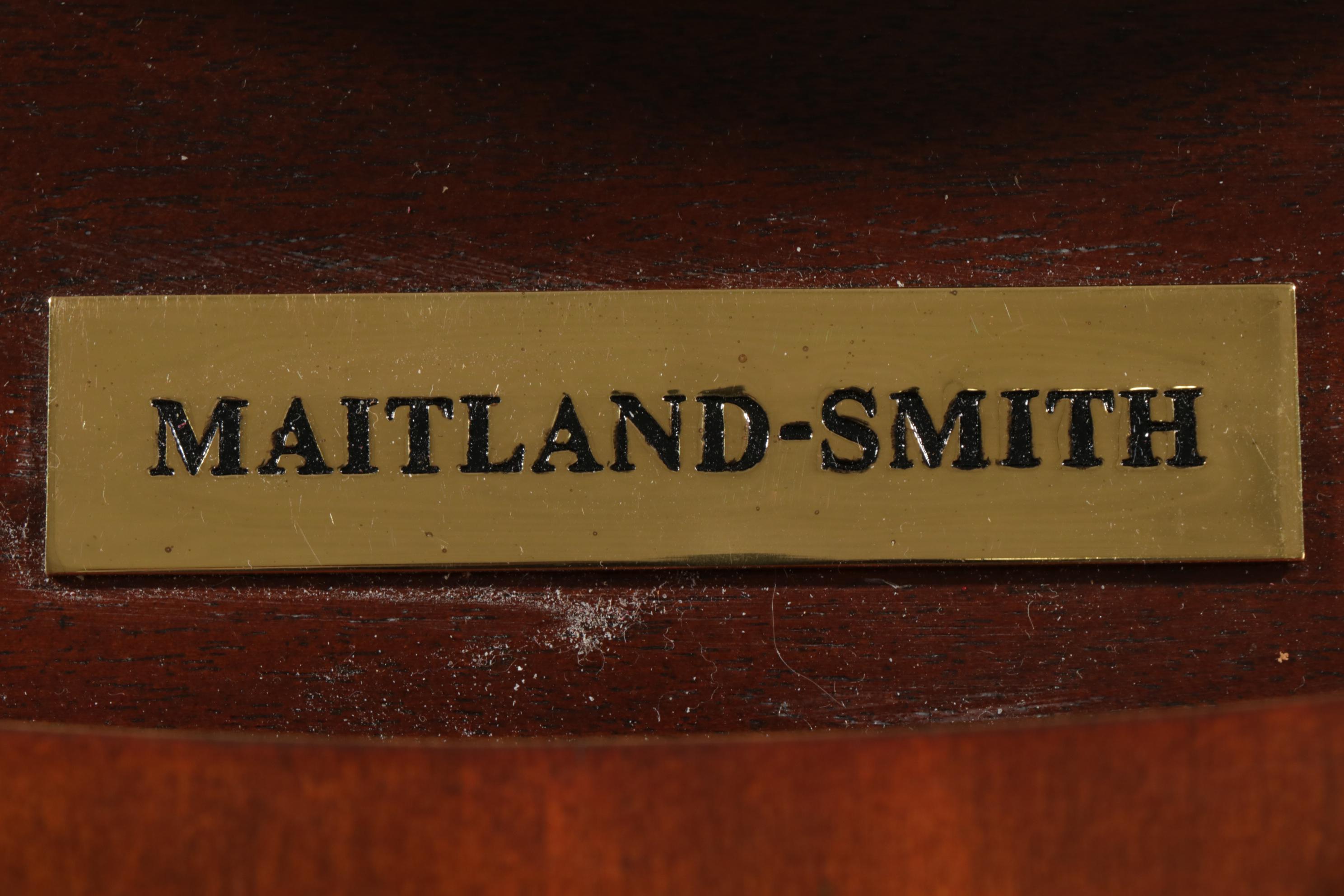 Maitland-Smith French Style Oval Two-Tier Side Table