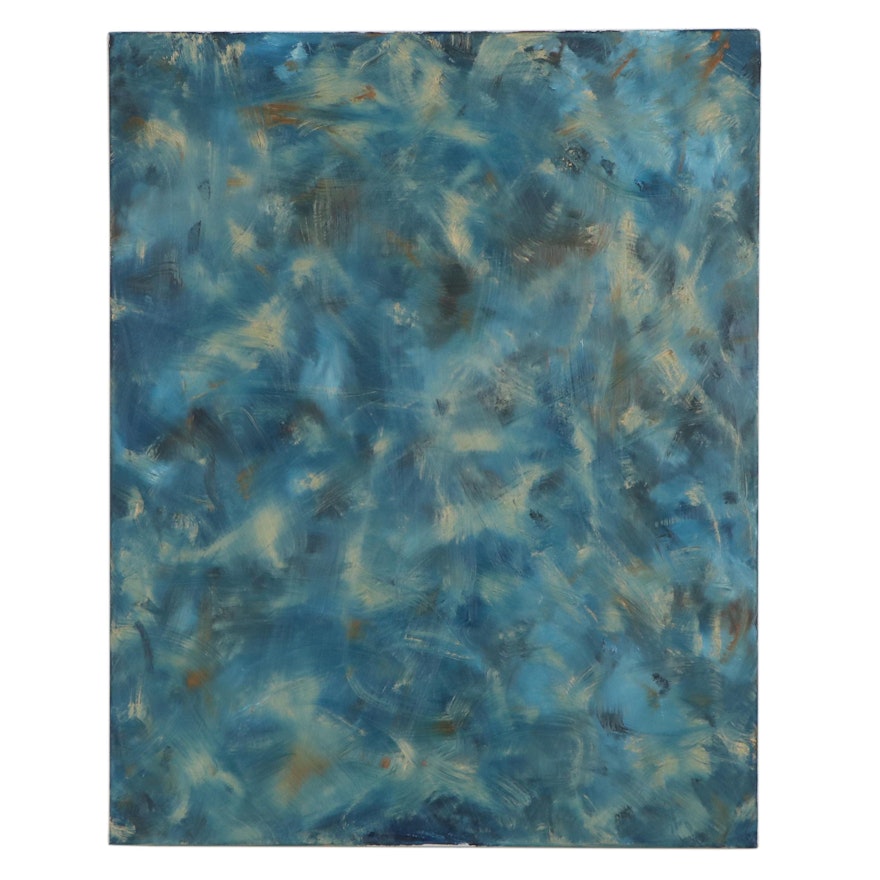 Jon Scharlock Abstract Oil Painting, 21st Century