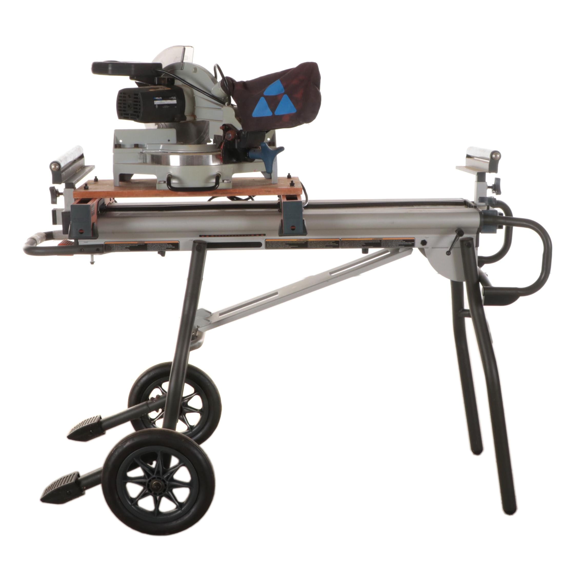 Ridgid Compound Miter Saw with Wheeled Stand