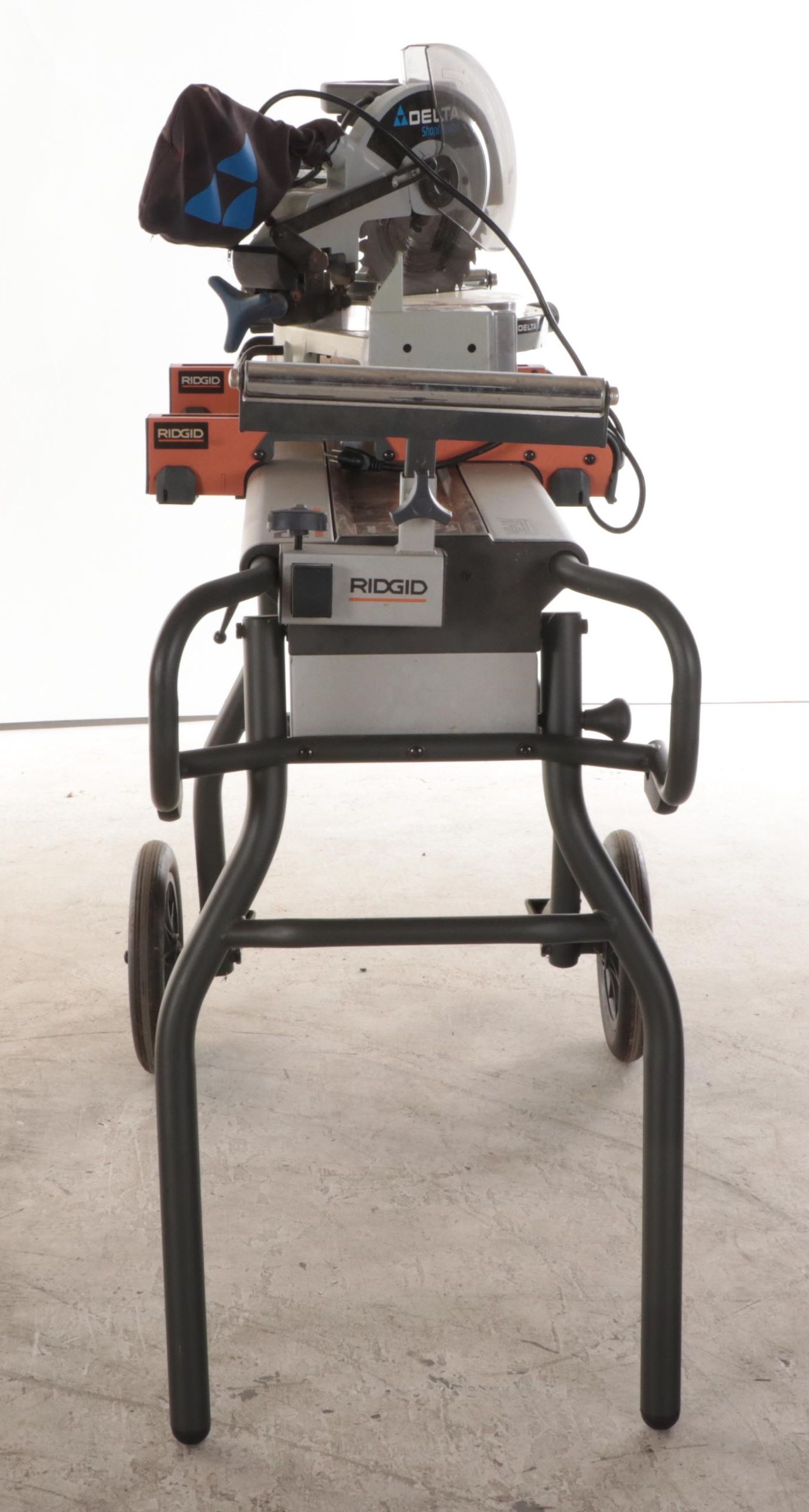 Ridgid Compound Miter Saw with Wheeled Stand