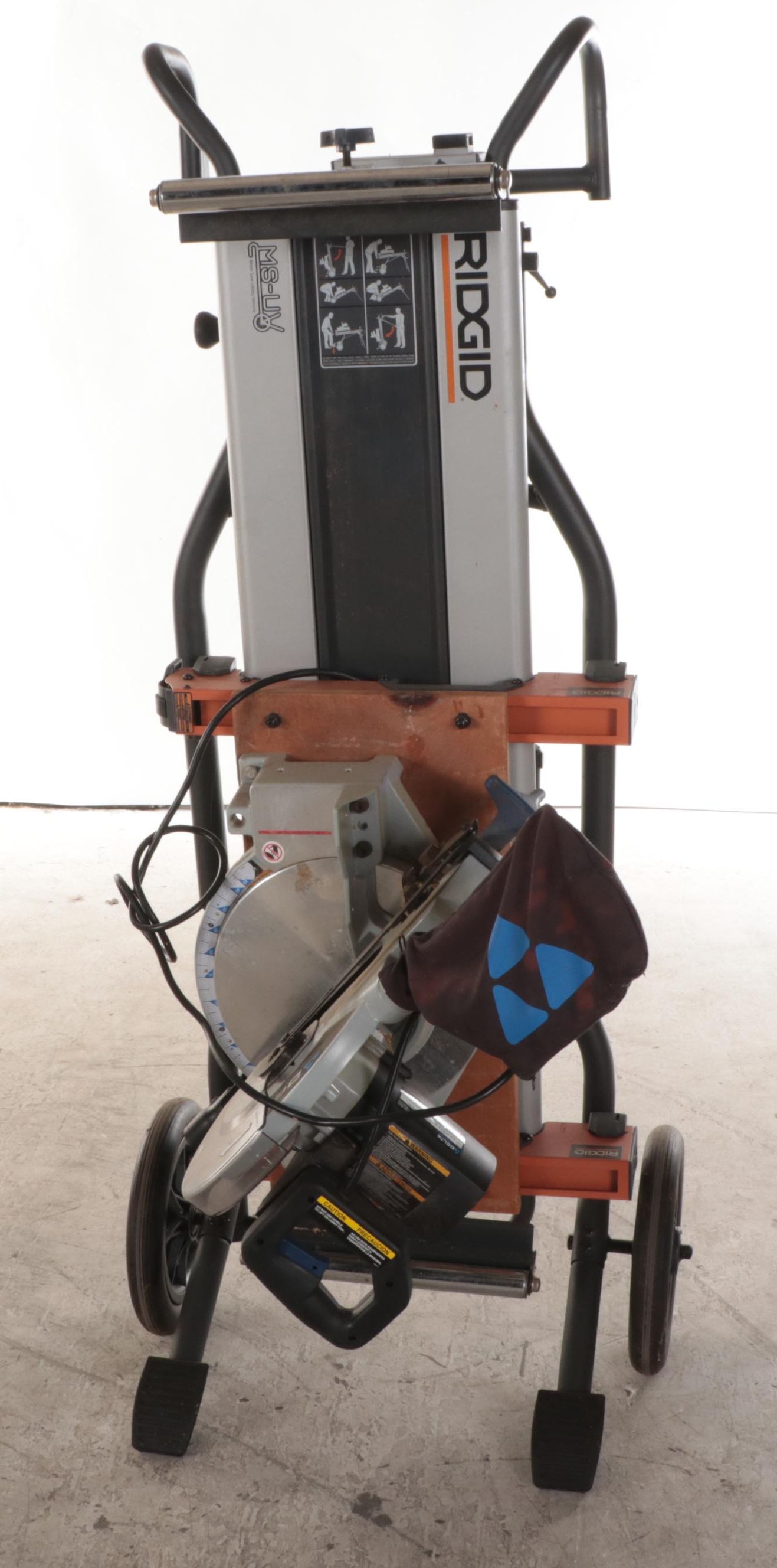 Ridgid Compound Miter Saw with Wheeled Stand