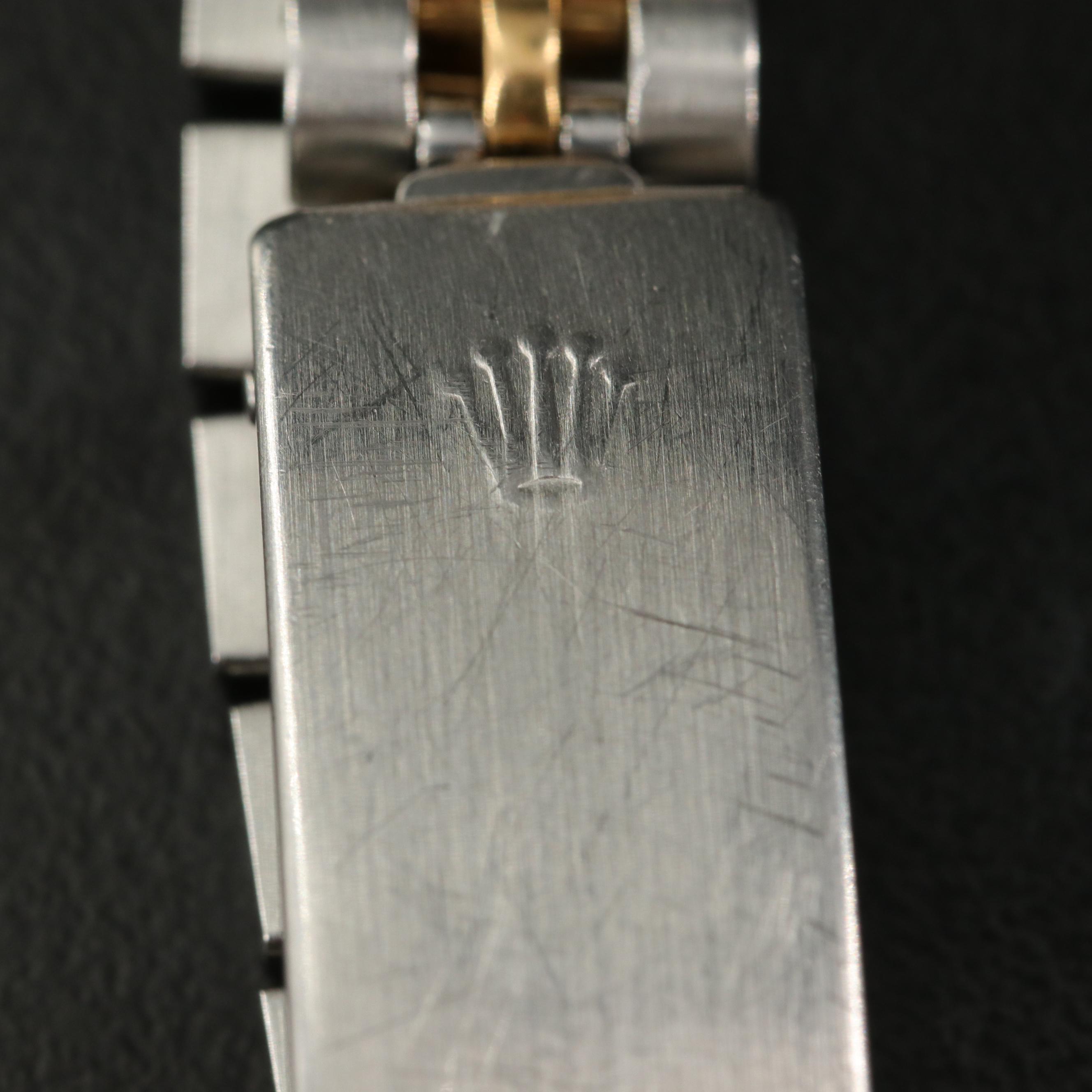 1984 Rolex Date 18K Gold and Stainless Steel Automatic Watch