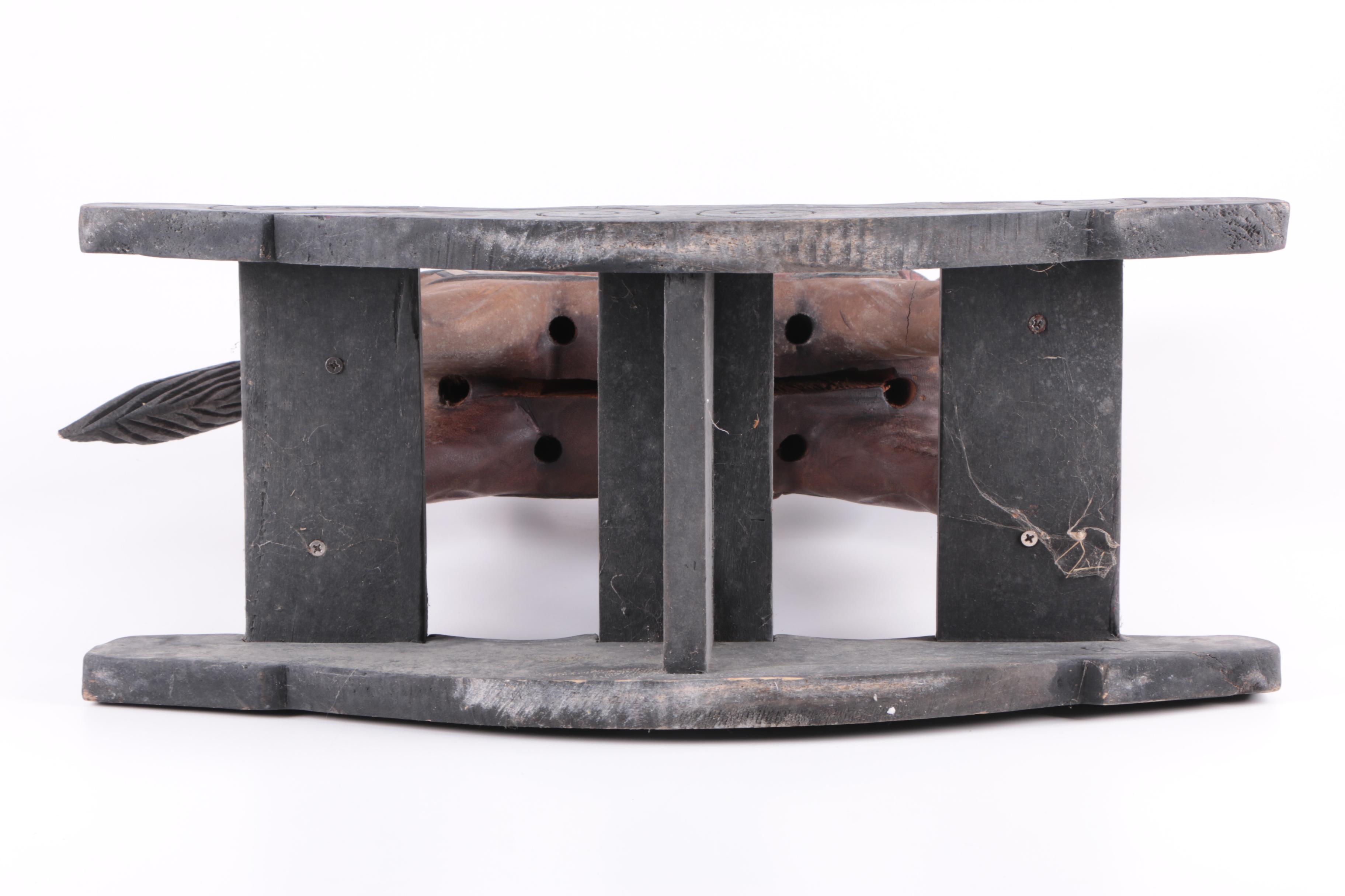 Decorative Carved and Painted Rocking Horse, Late 20th to 21st Century