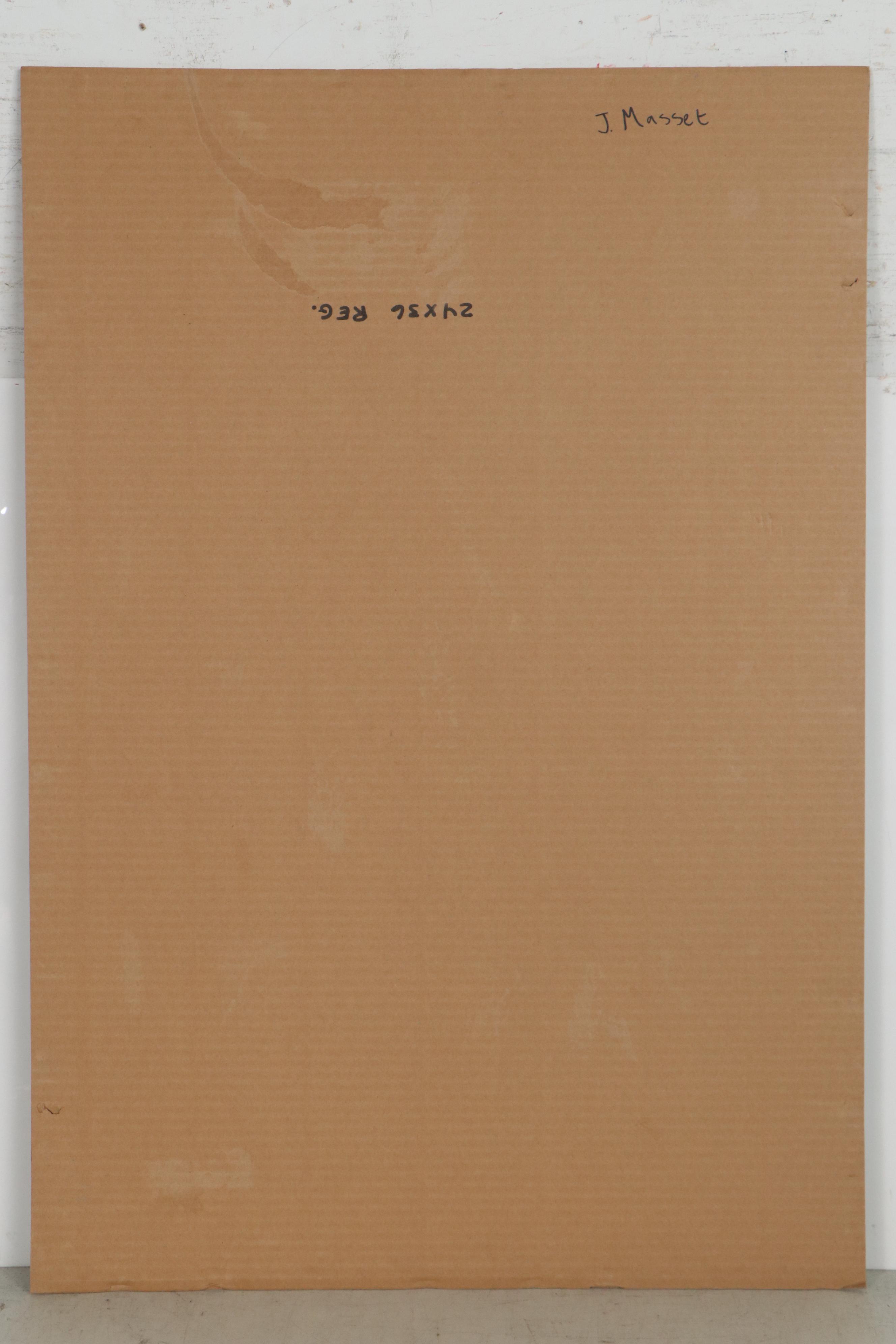 Josie Masset Nocturne Scene Watercolor and Ink Painting