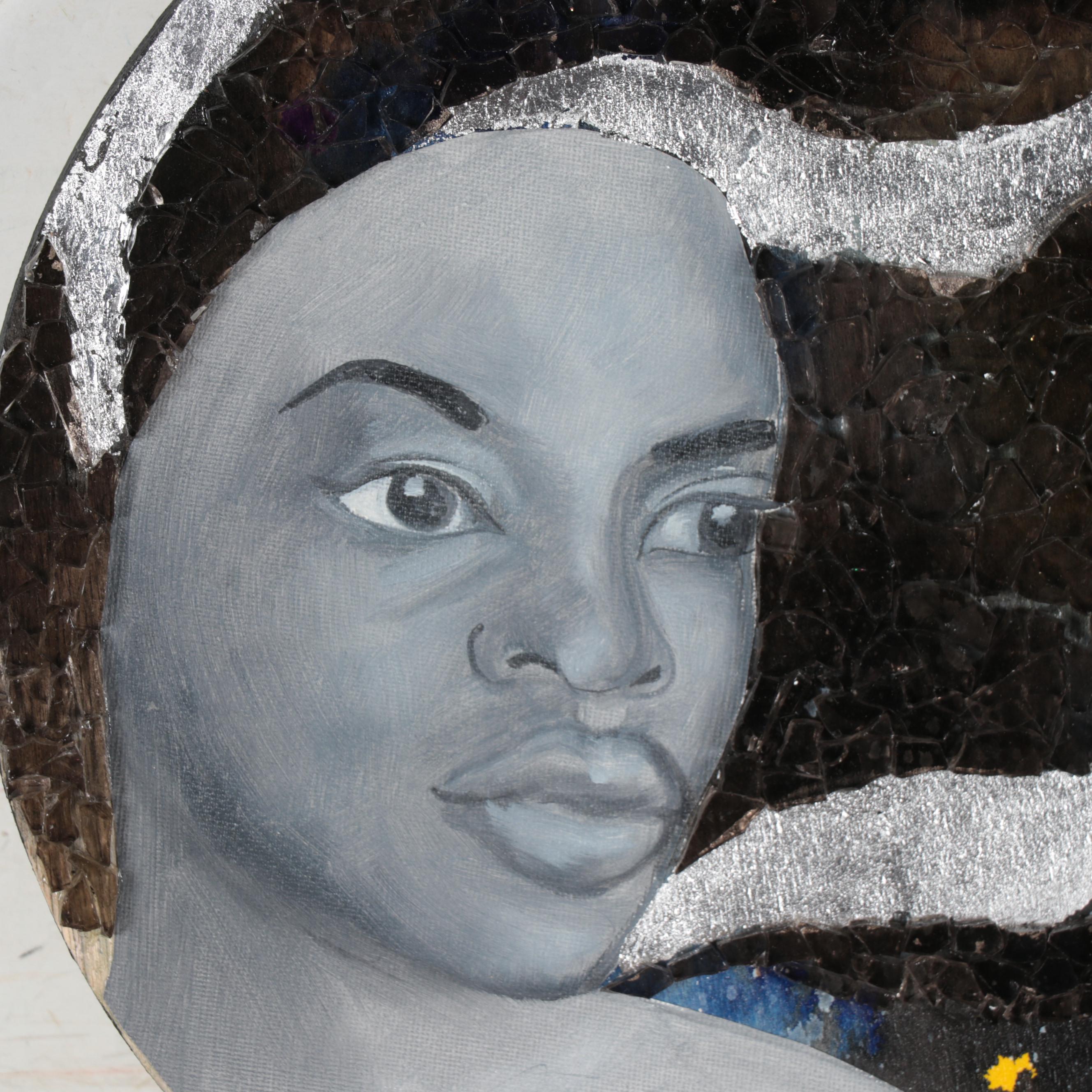 April Sunami Mixed Media Painting "Go Back & Get It II," 2019