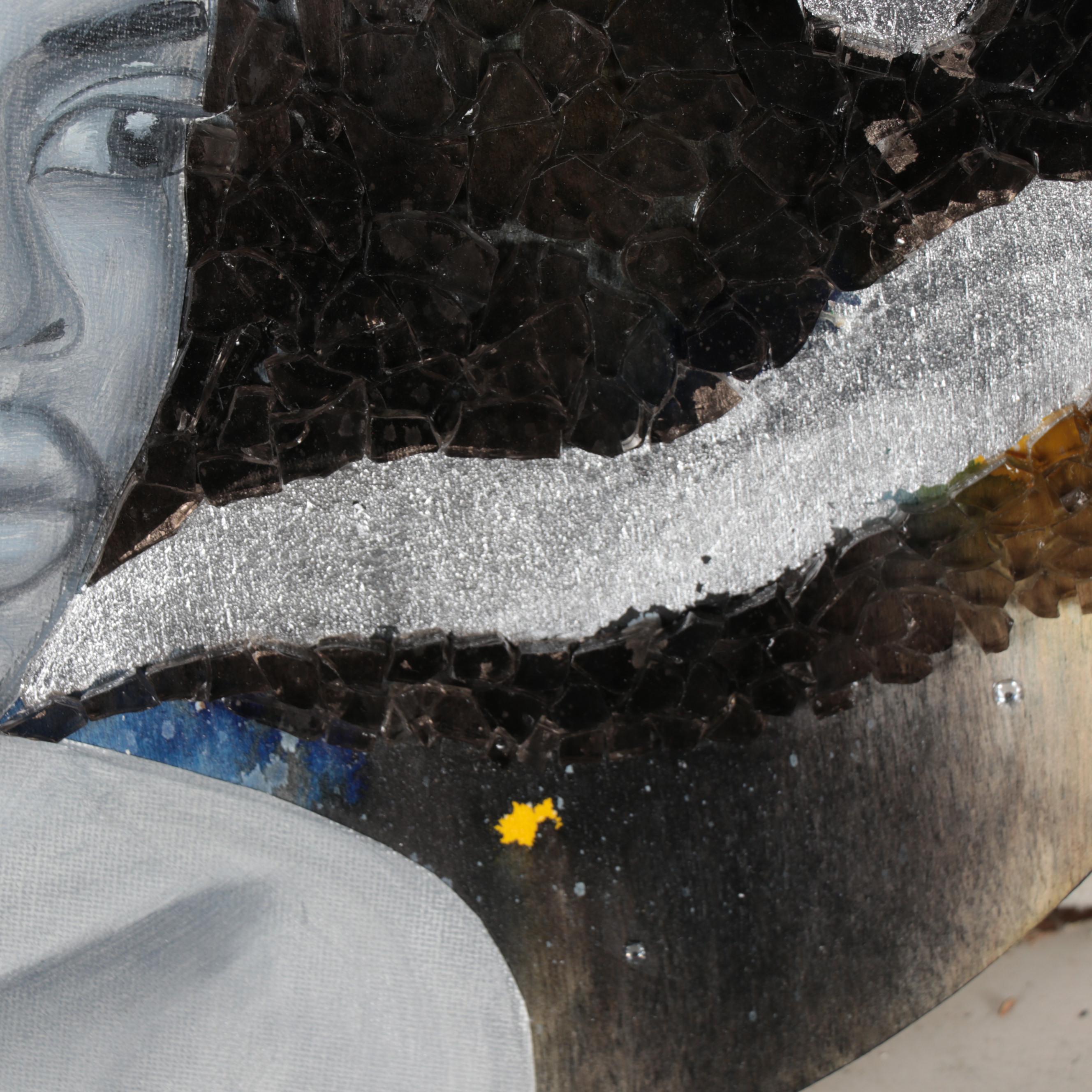 April Sunami Mixed Media Painting "Go Back & Get It II," 2019